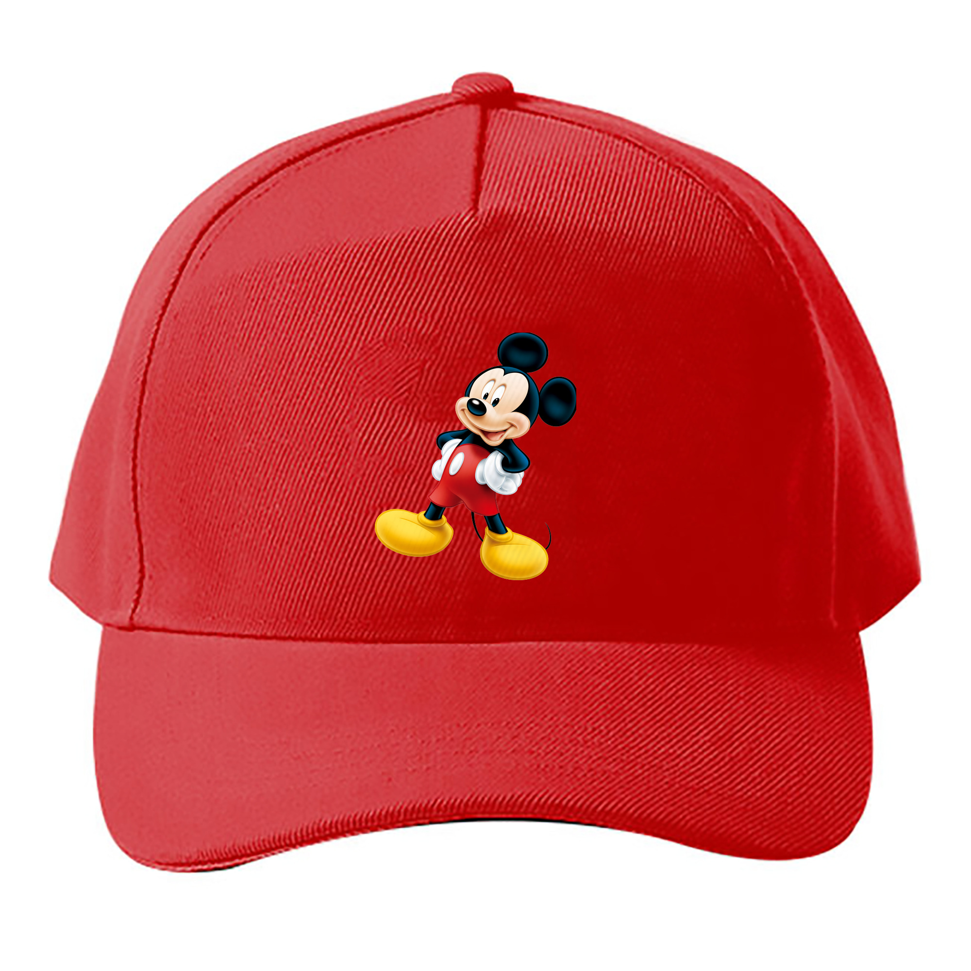 （画像用） ミッキーマウス Mickey Mouse ベースボールキャップ 綿100％ 男女兼用 帽子 スポーツ