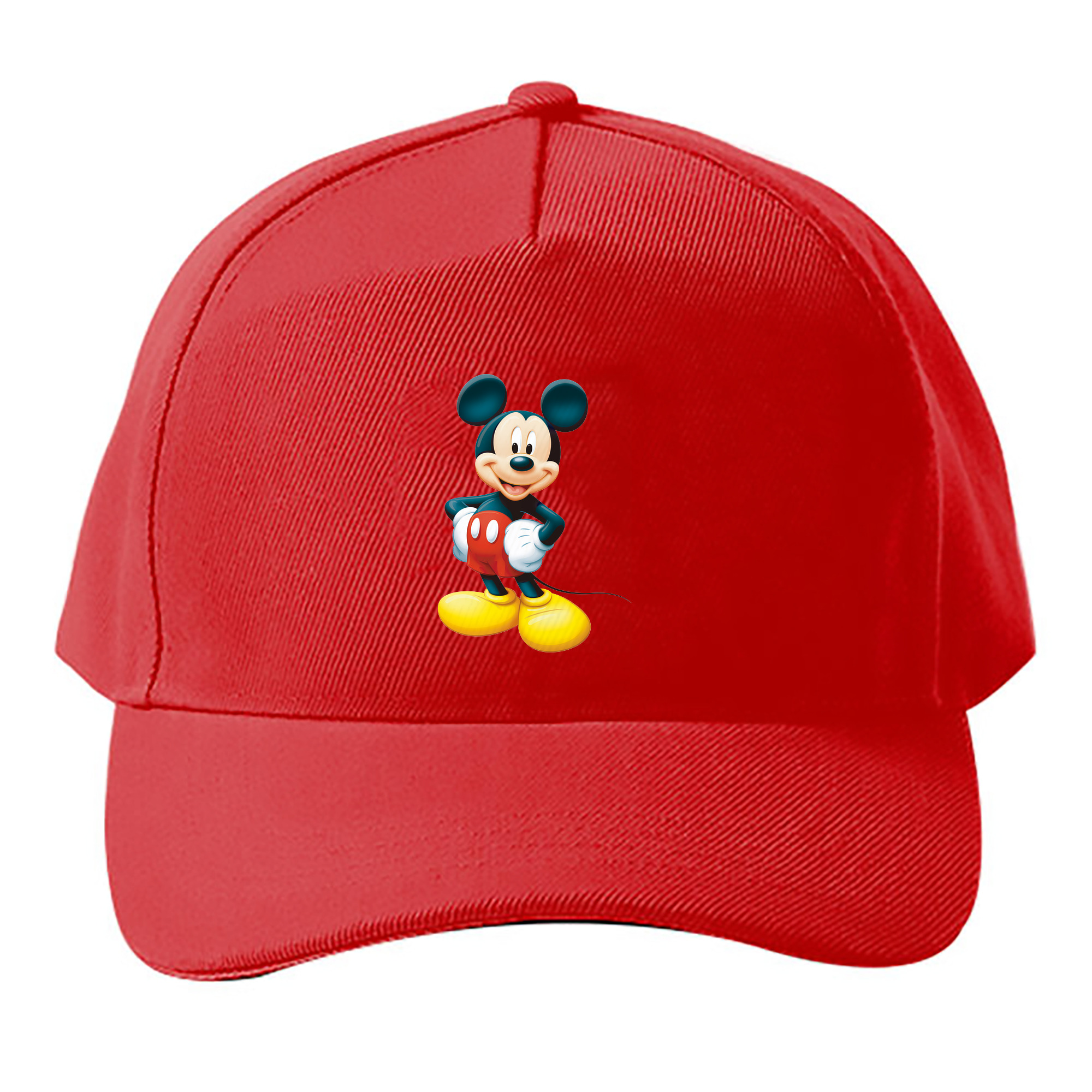 （画像用） ミッキーマウス Mickey Mouse ベースボールキャップ 綿100％ 男女兼用 帽子 スポーツ