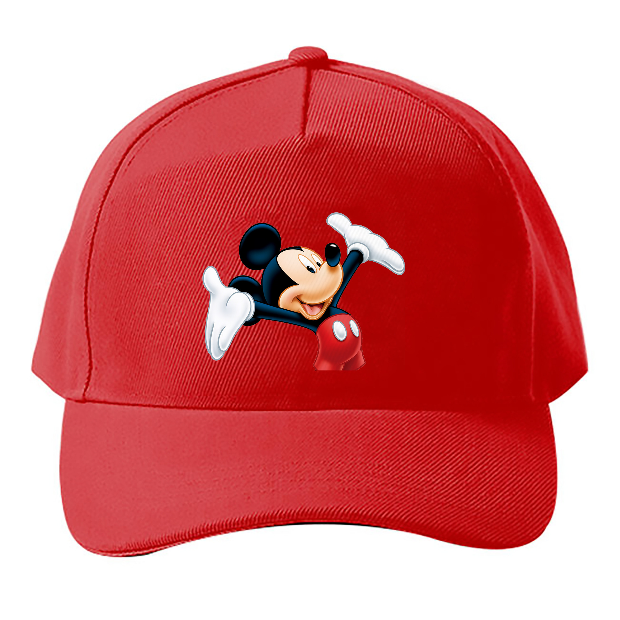（画像用） ミッキーマウス Mickey Mouse ベースボールキャップ 綿100％ 男女兼用 帽子 スポーツ