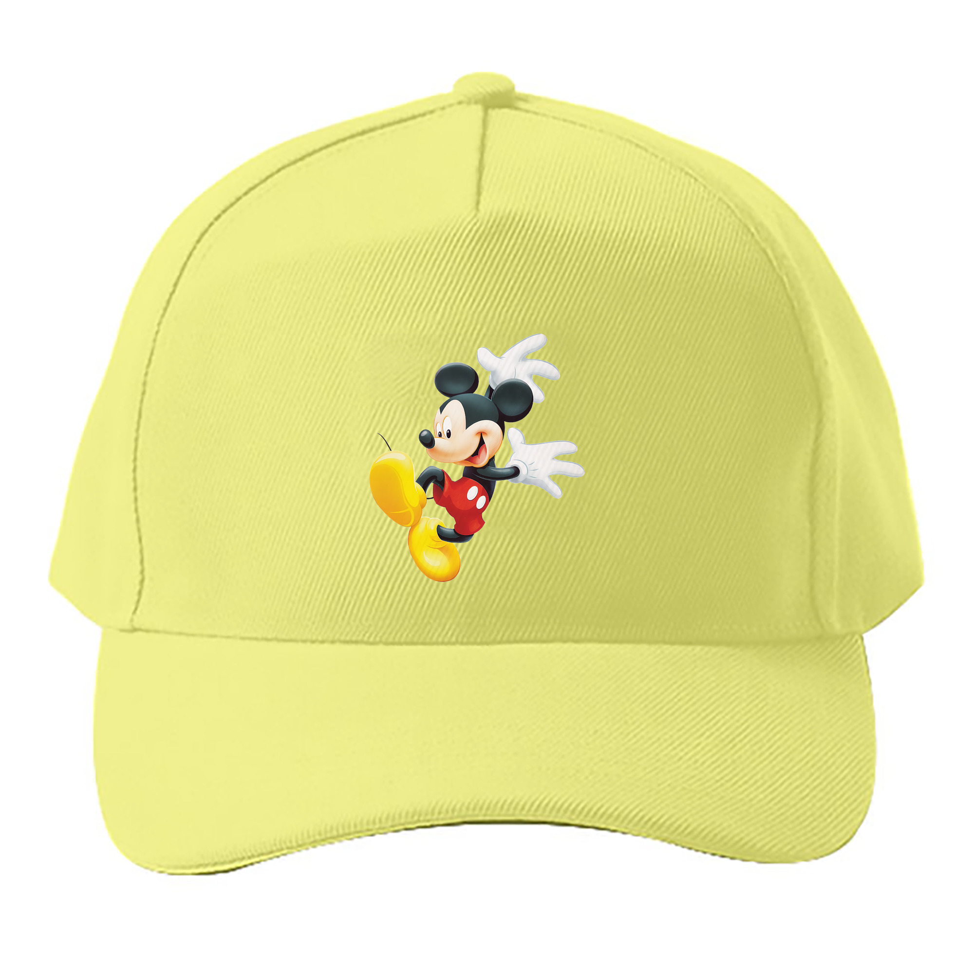 （画像用） ミッキーマウス Mickey Mouse ベースボールキャップ 綿100％ 男女兼用 帽子 スポーツ