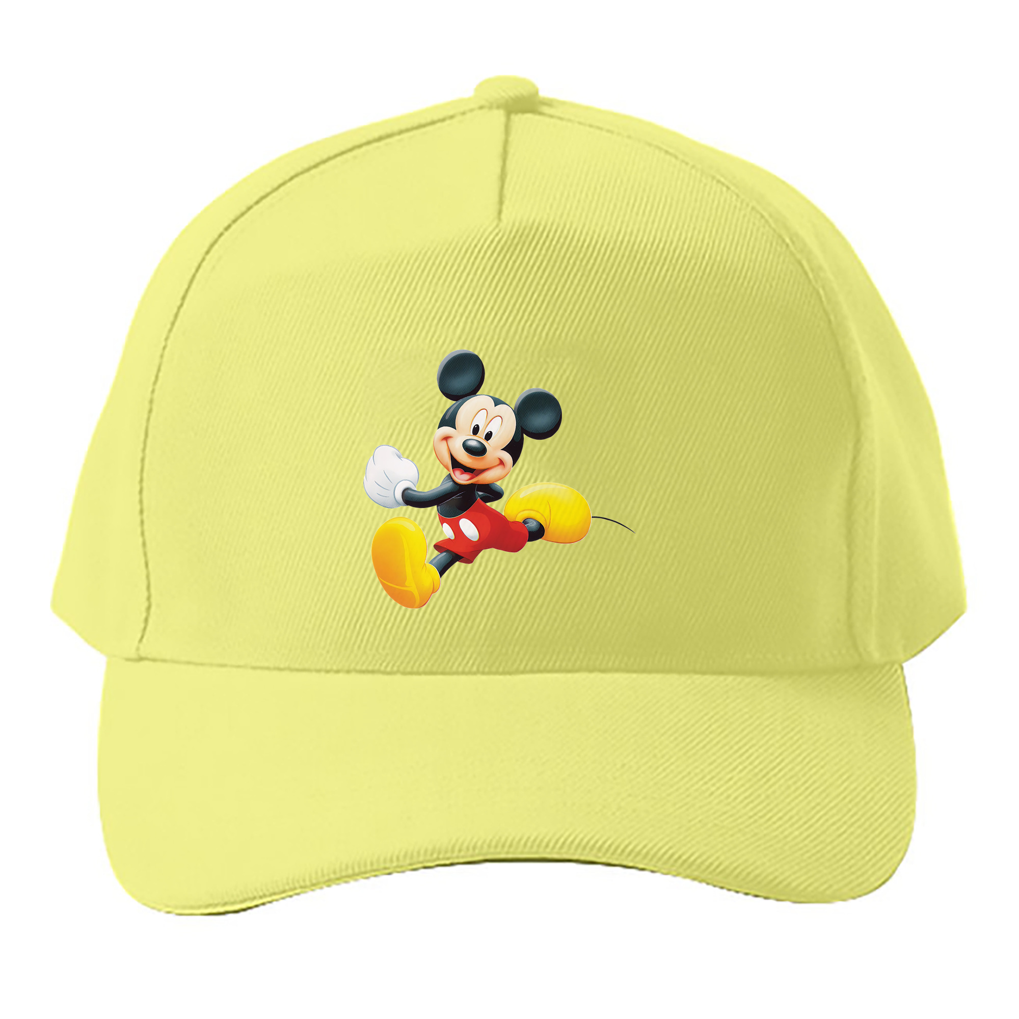 （画像用） ミッキーマウス Mickey Mouse ベースボールキャップ 綿100％ 男女兼用 帽子 スポーツ