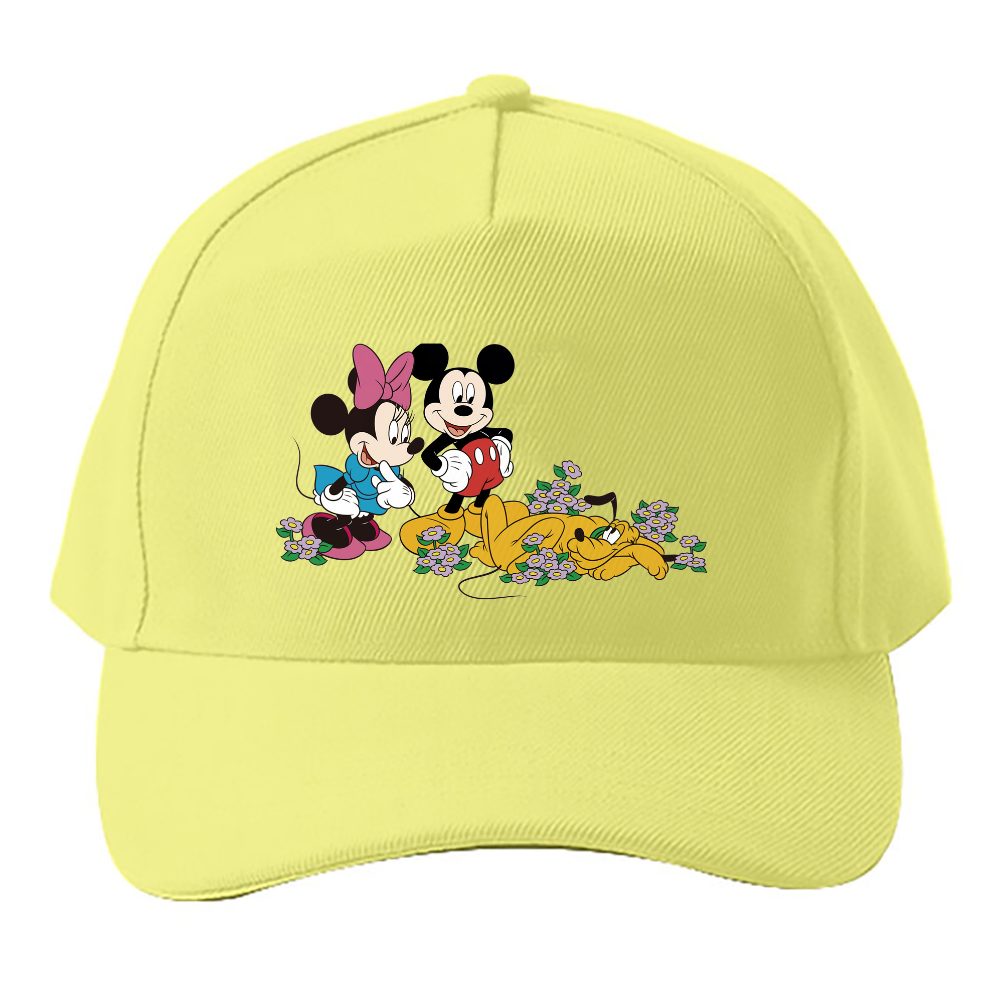 （画像用） ミッキーマウス Mickey Mouse ベースボールキャップ 綿100％ 男女兼用 帽子 スポーツ