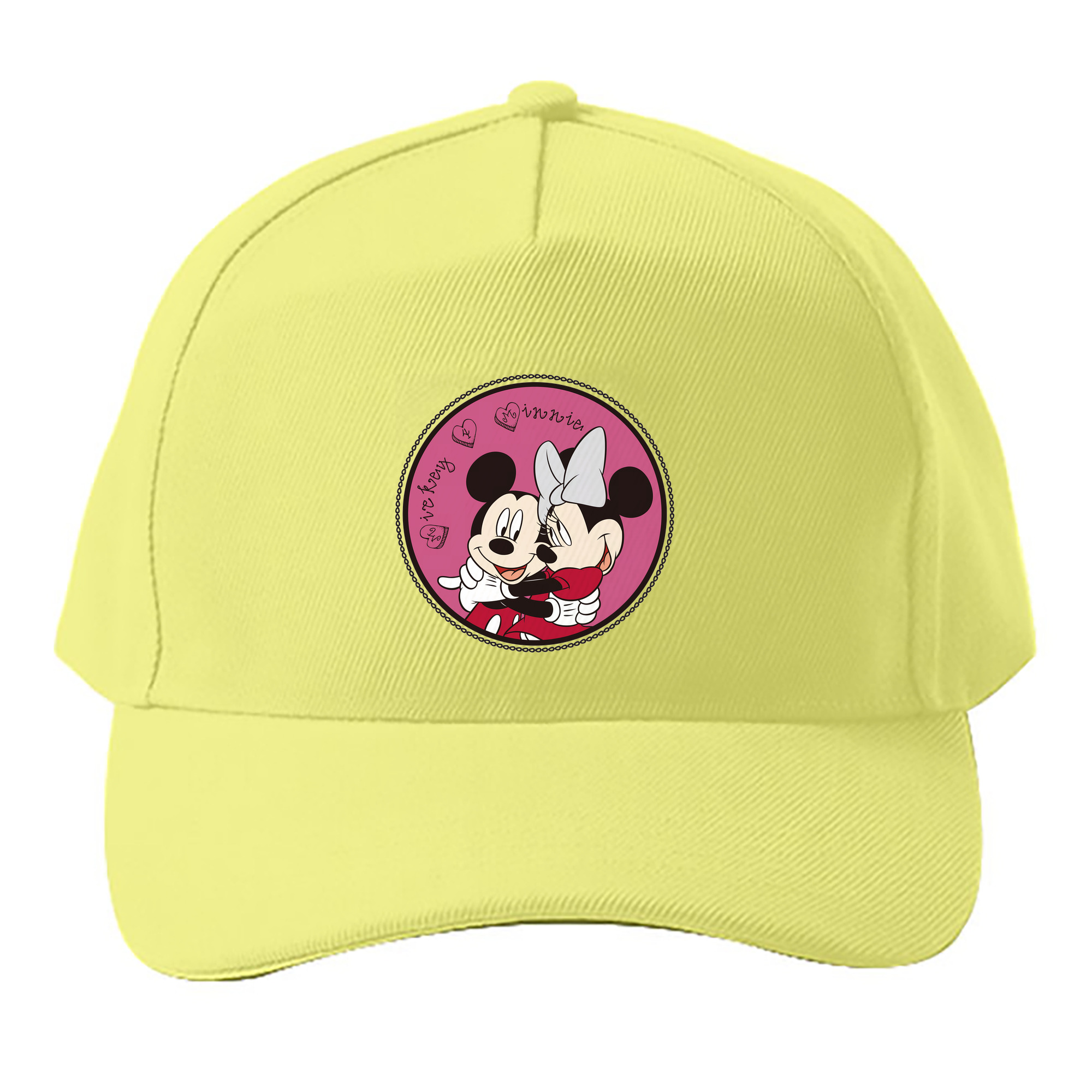 （画像用） ミッキーマウス Mickey Mouse ベースボールキャップ 綿100％ 男女兼用 帽子 スポーツ