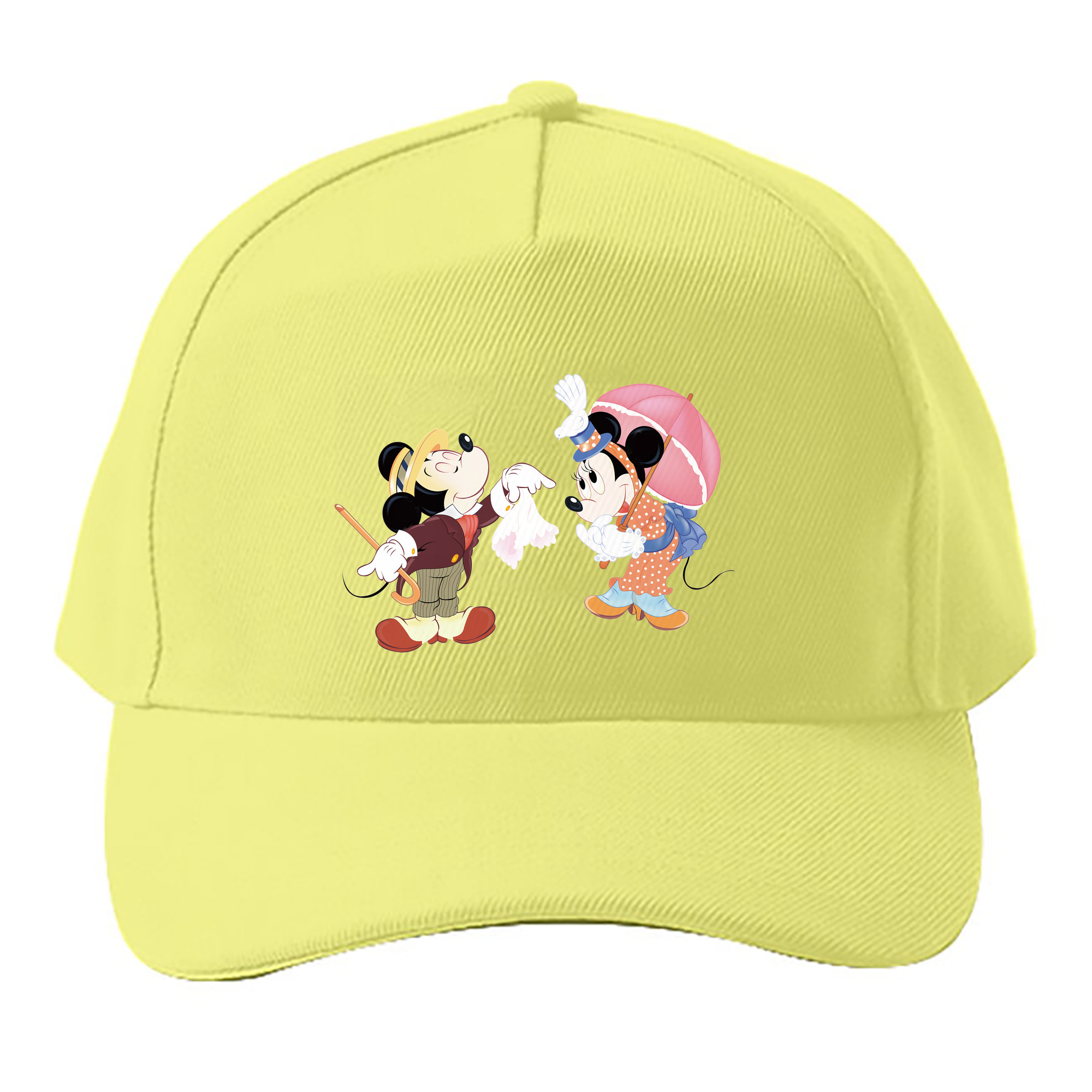 （画像用） ミッキーマウス Mickey Mouse ベースボールキャップ 綿100％ 男女兼用 帽子 スポーツ