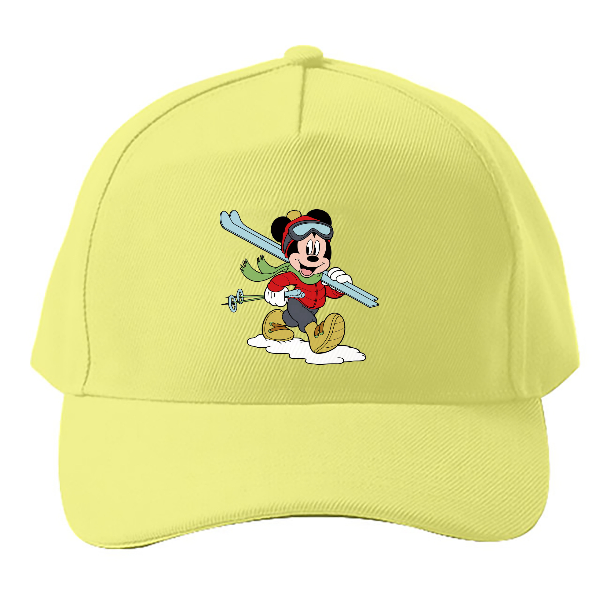 （画像用） ミッキーマウス Mickey Mouse ベースボールキャップ 綿100％ 男女兼用 帽子 スポーツ