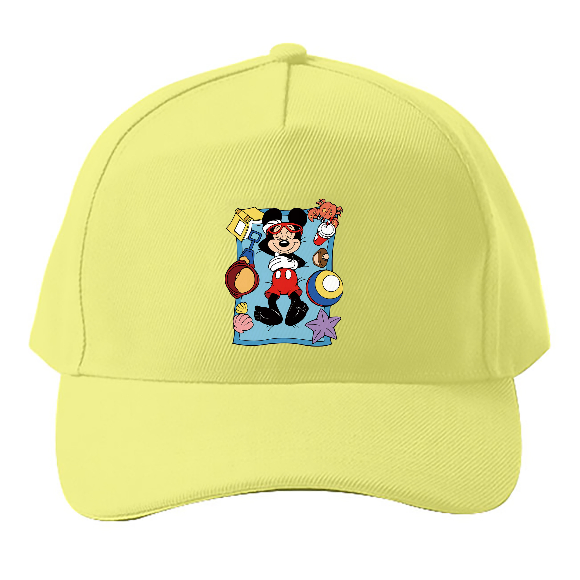 （画像用） ミッキーマウス Mickey Mouse ベースボールキャップ 綿100％ 男女兼用 帽子 スポーツ