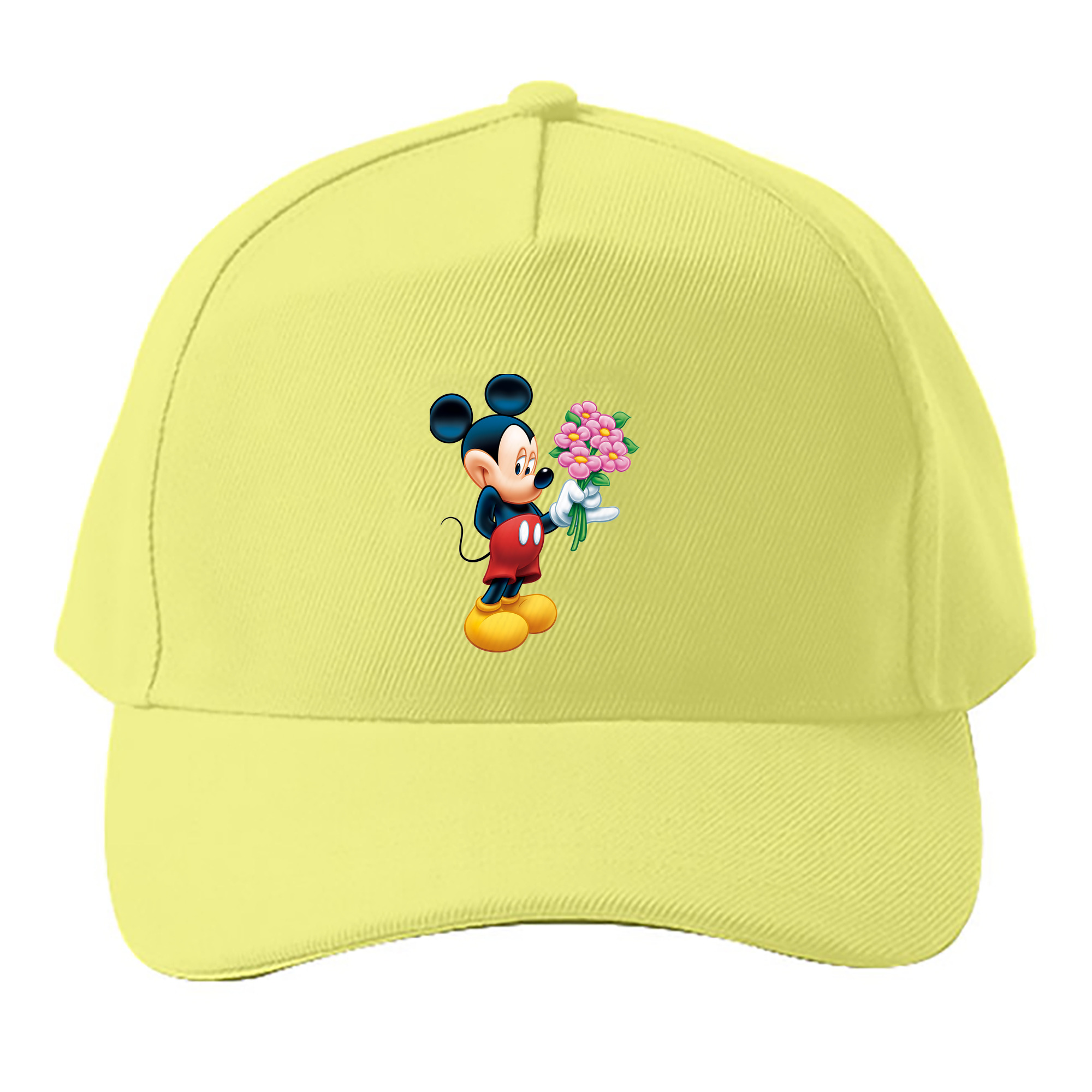 （画像用） ミッキーマウス Mickey Mouse ベースボールキャップ 綿100％ 男女兼用 帽子 スポーツ