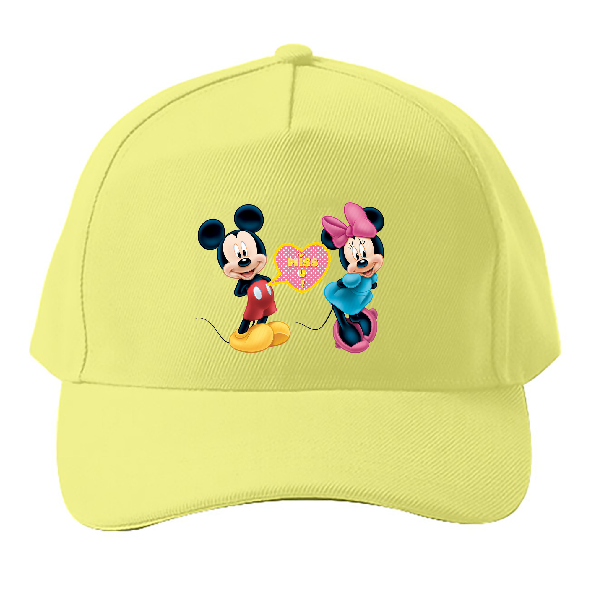 （画像用） ミッキーマウス Mickey Mouse ベースボールキャップ 綿100％ 男女兼用 帽子 スポーツ