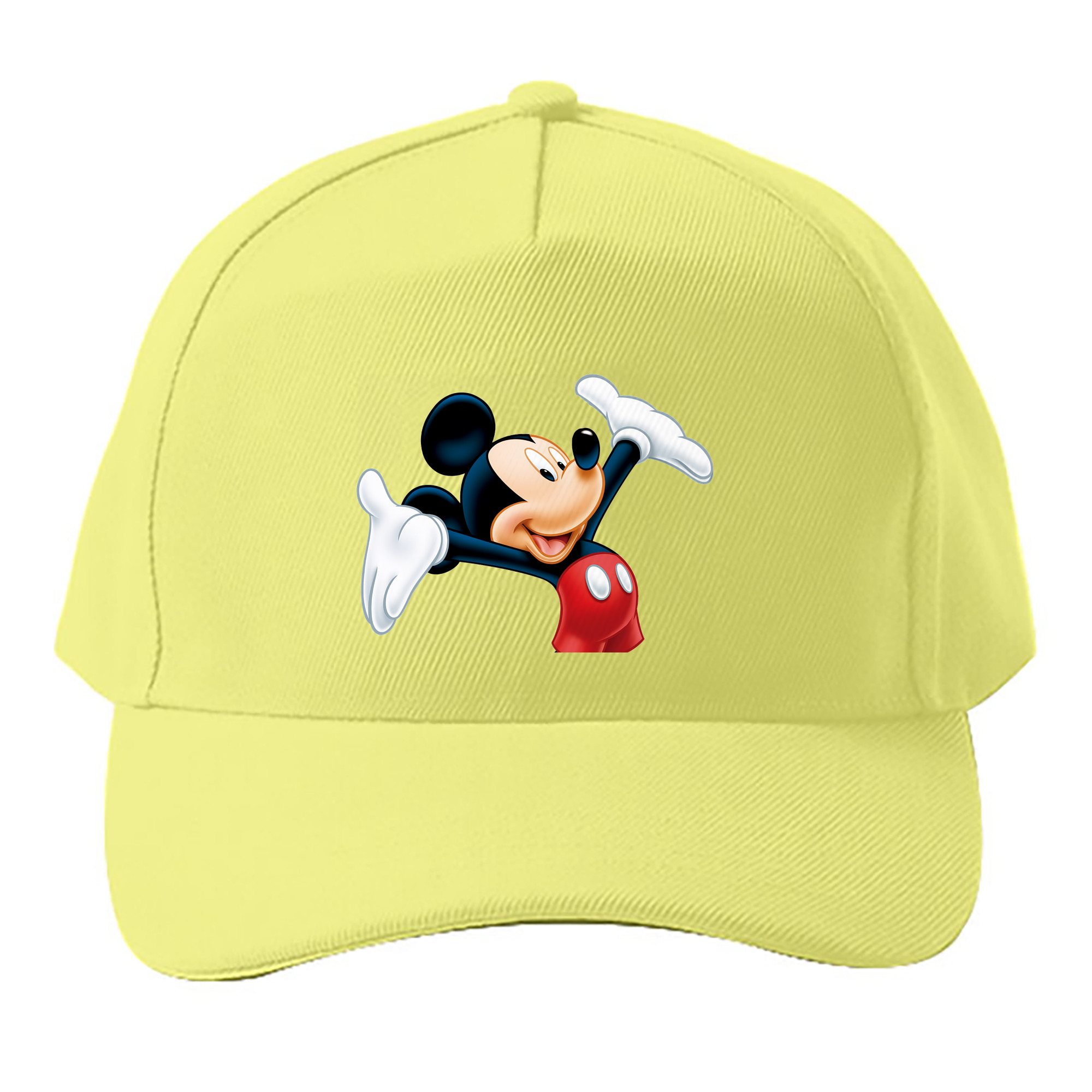 （画像用） ミッキーマウス Mickey Mouse ベースボールキャップ 綿100％ 男女兼用 帽子 スポーツ