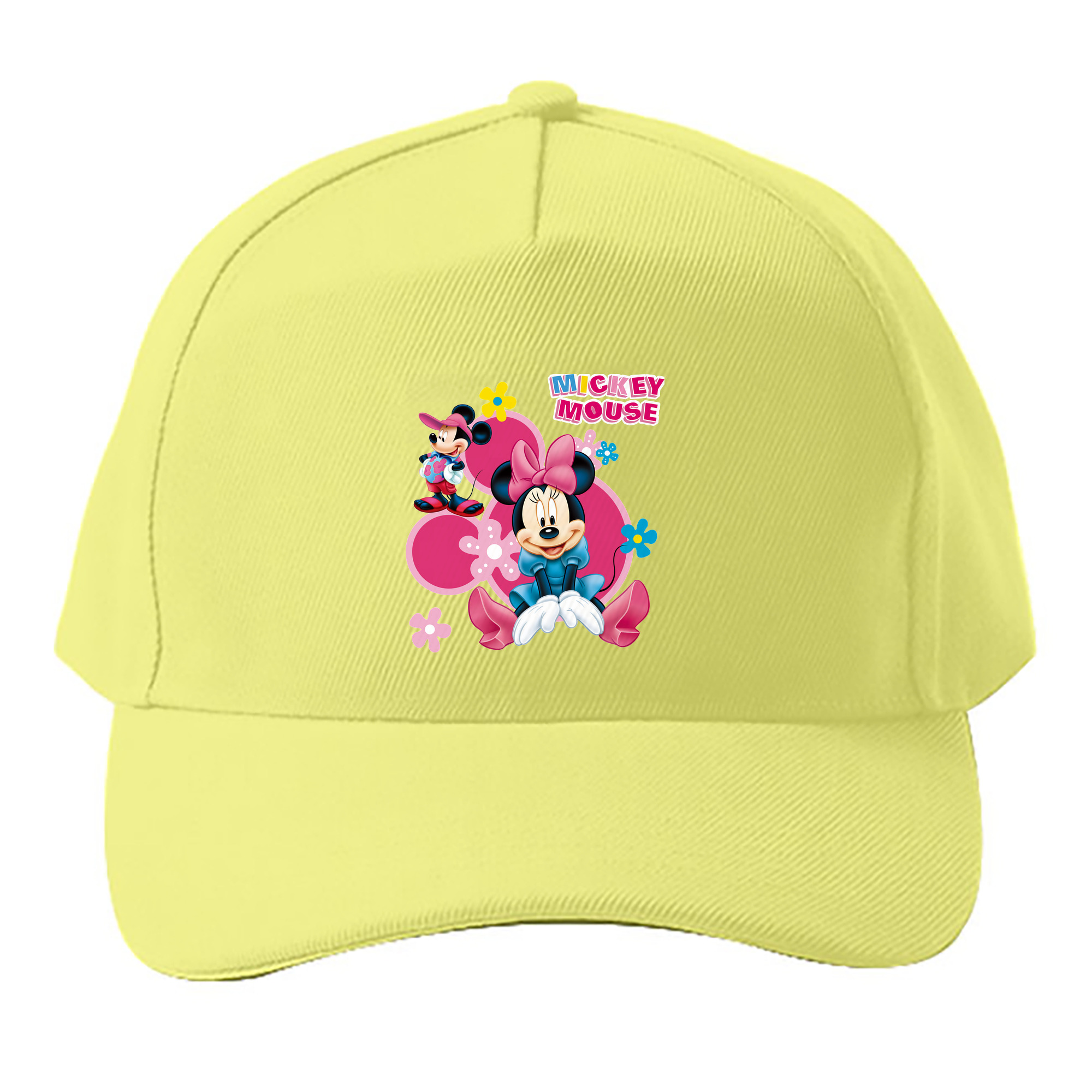 （画像用） ミッキーマウス Mickey Mouse ベースボールキャップ 綿100％ 男女兼用 帽子 スポーツ