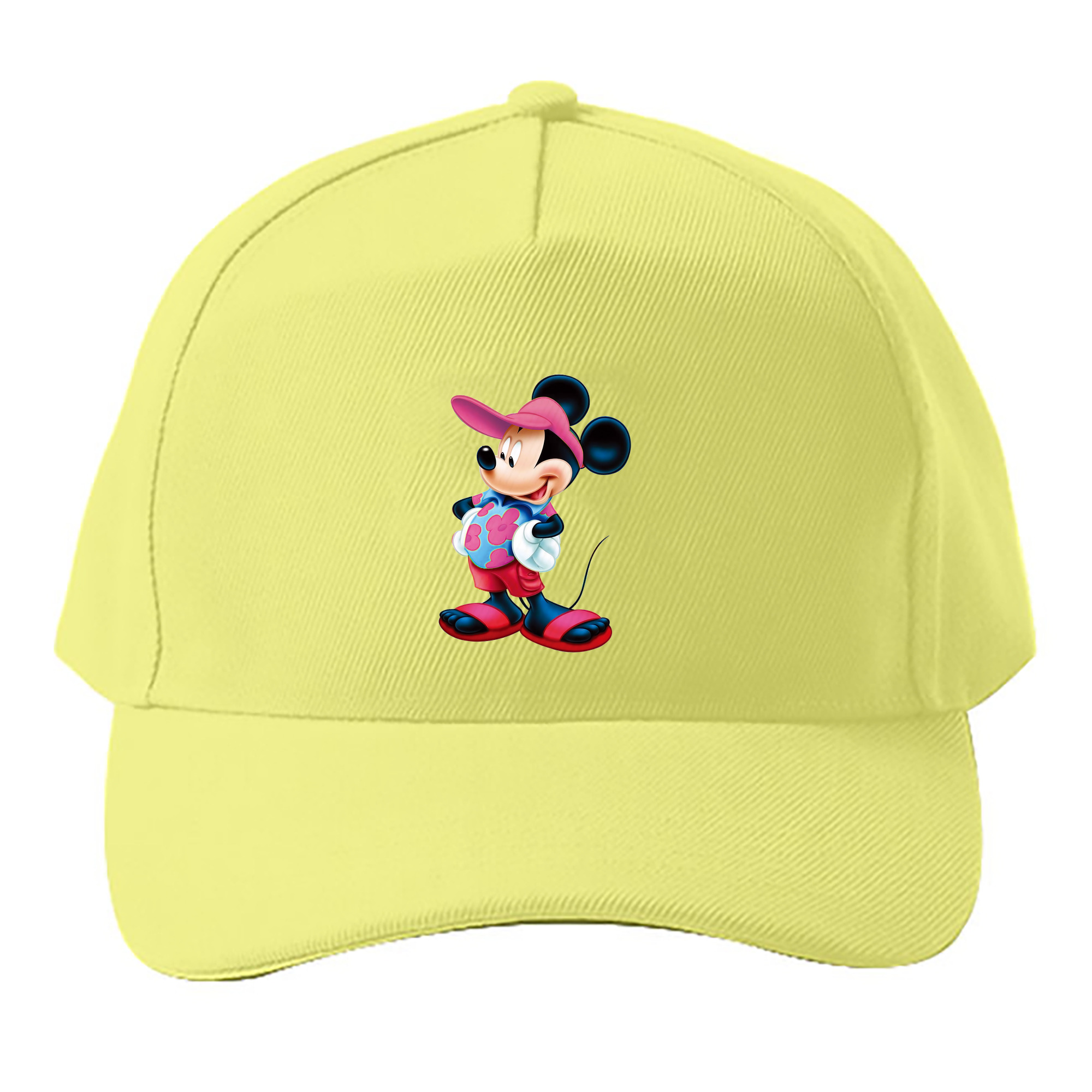 （画像用） ミッキーマウス Mickey Mouse ベースボールキャップ 綿100％ 男女兼用 帽子 スポーツ