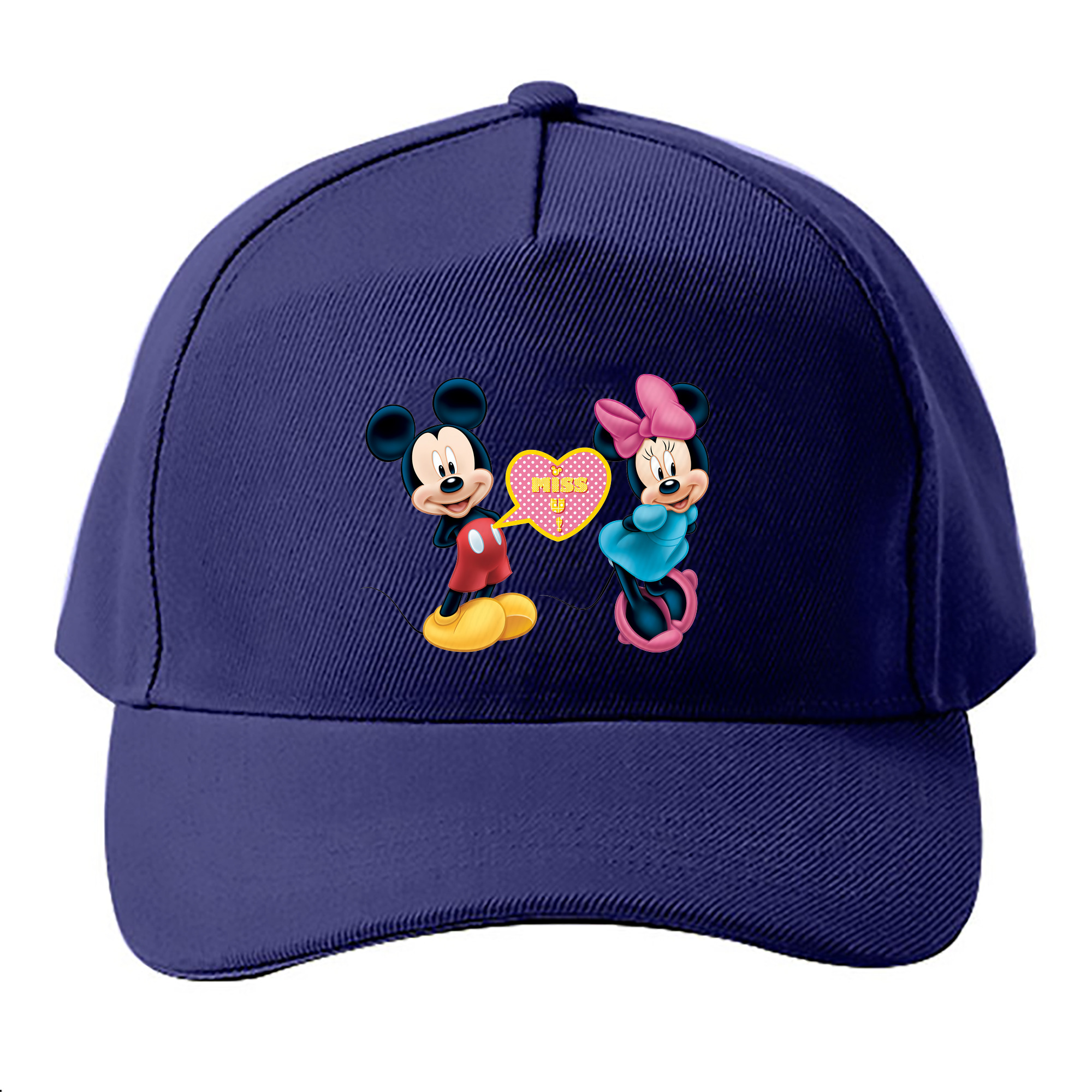 （画像用） ミッキーマウス Mickey Mouse ベースボールキャップ 綿100％ 男女兼用 帽子 スポーツ