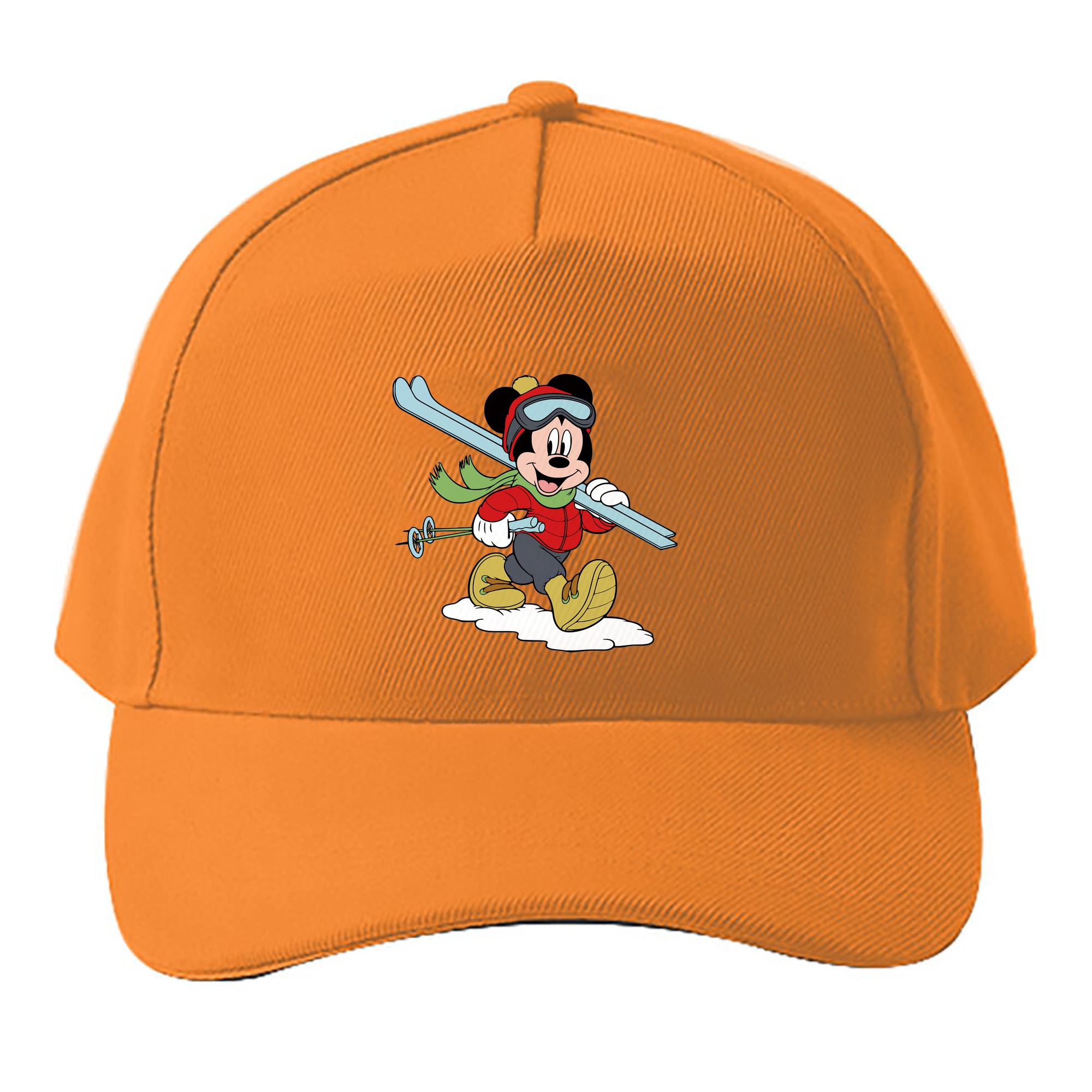 （画像用） ミッキーマウス Mickey Mouse ベースボールキャップ 綿100％ 男女兼用 帽子 スポーツ