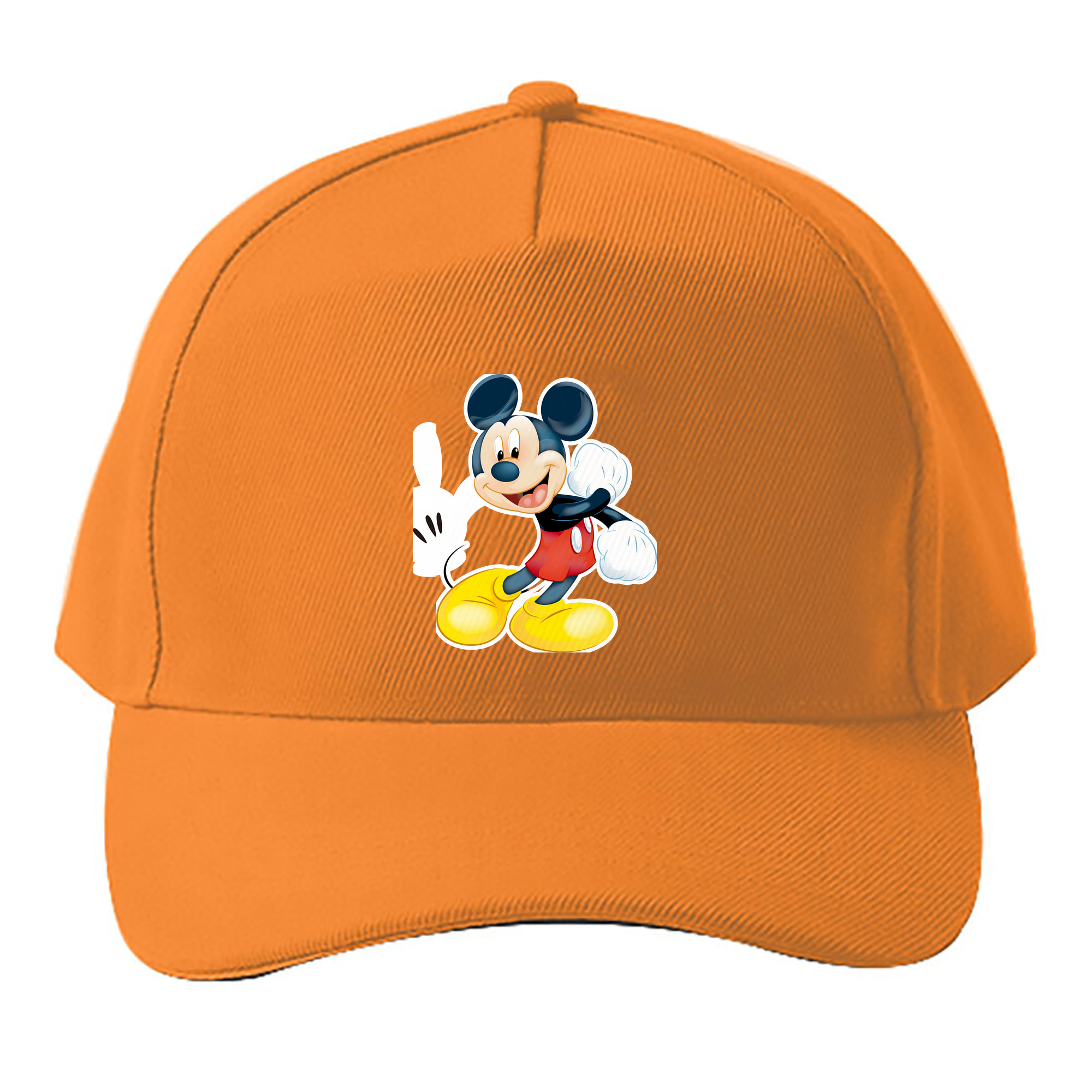 （画像用） ミッキーマウス Mickey Mouse ベースボールキャップ 綿100％ 男女兼用 帽子 スポーツ
