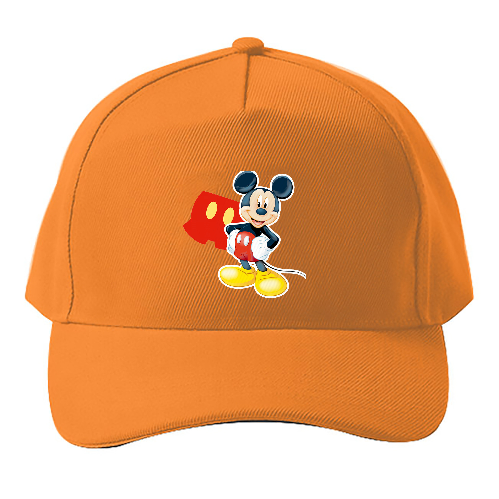 （画像用） ミッキーマウス Mickey Mouse ベースボールキャップ 綿100％ 男女兼用 帽子 スポーツ