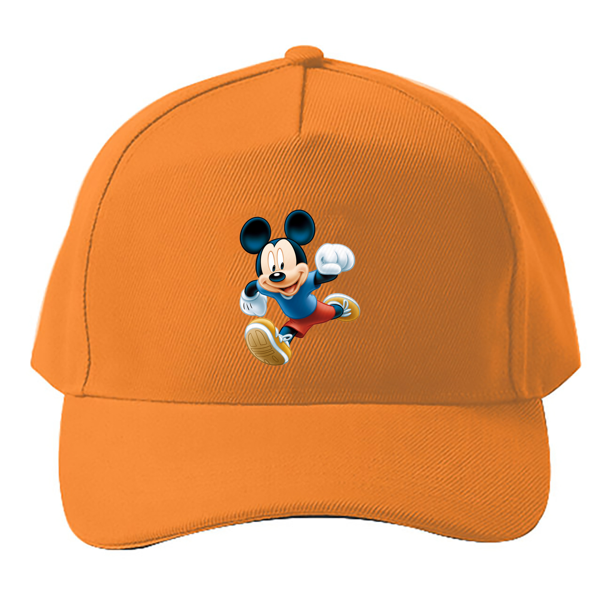 （画像用） ミッキーマウス Mickey Mouse ベースボールキャップ 綿100％ 男女兼用 帽子 スポーツ