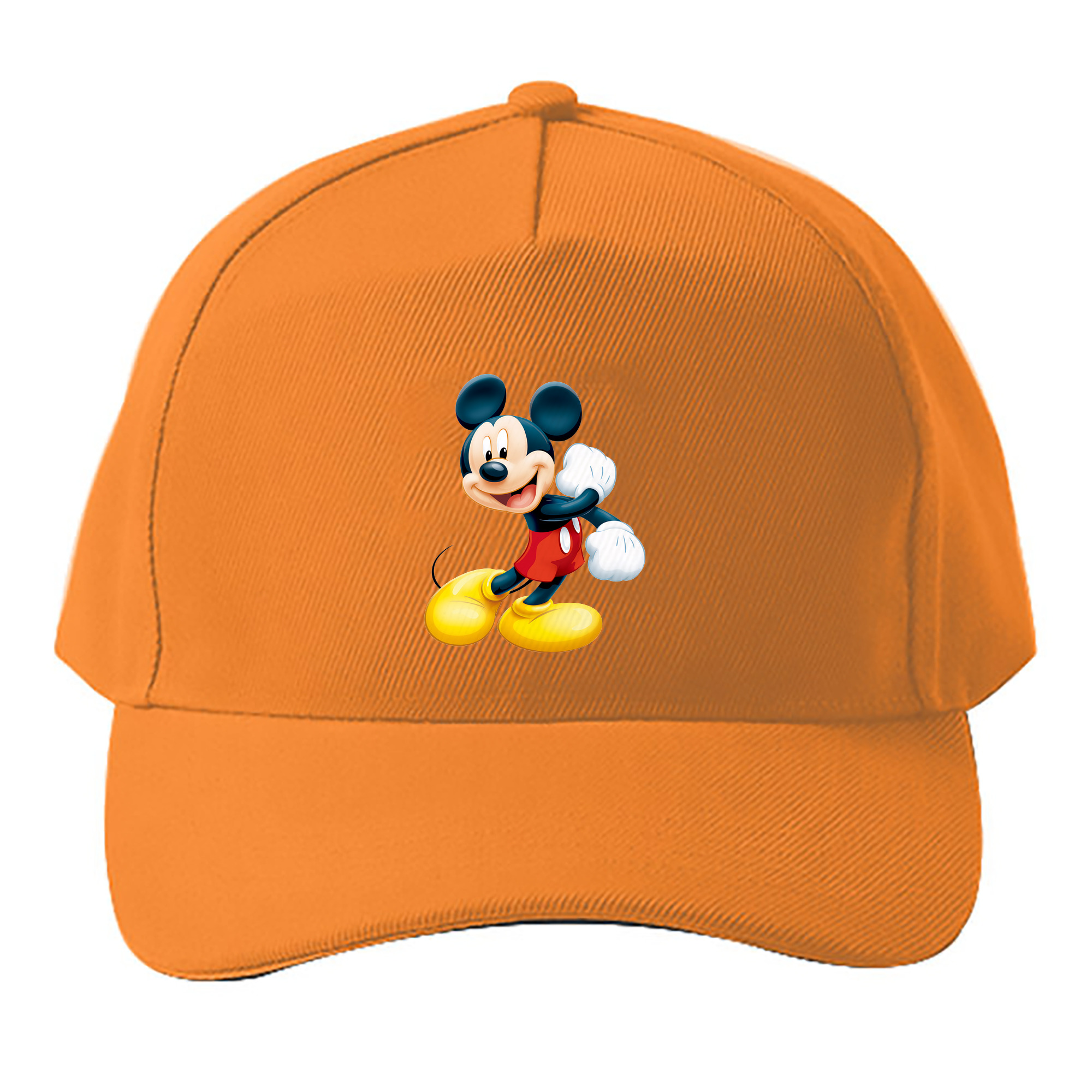 （画像用） ミッキーマウス Mickey Mouse ベースボールキャップ 綿100％ 男女兼用 帽子 スポーツ