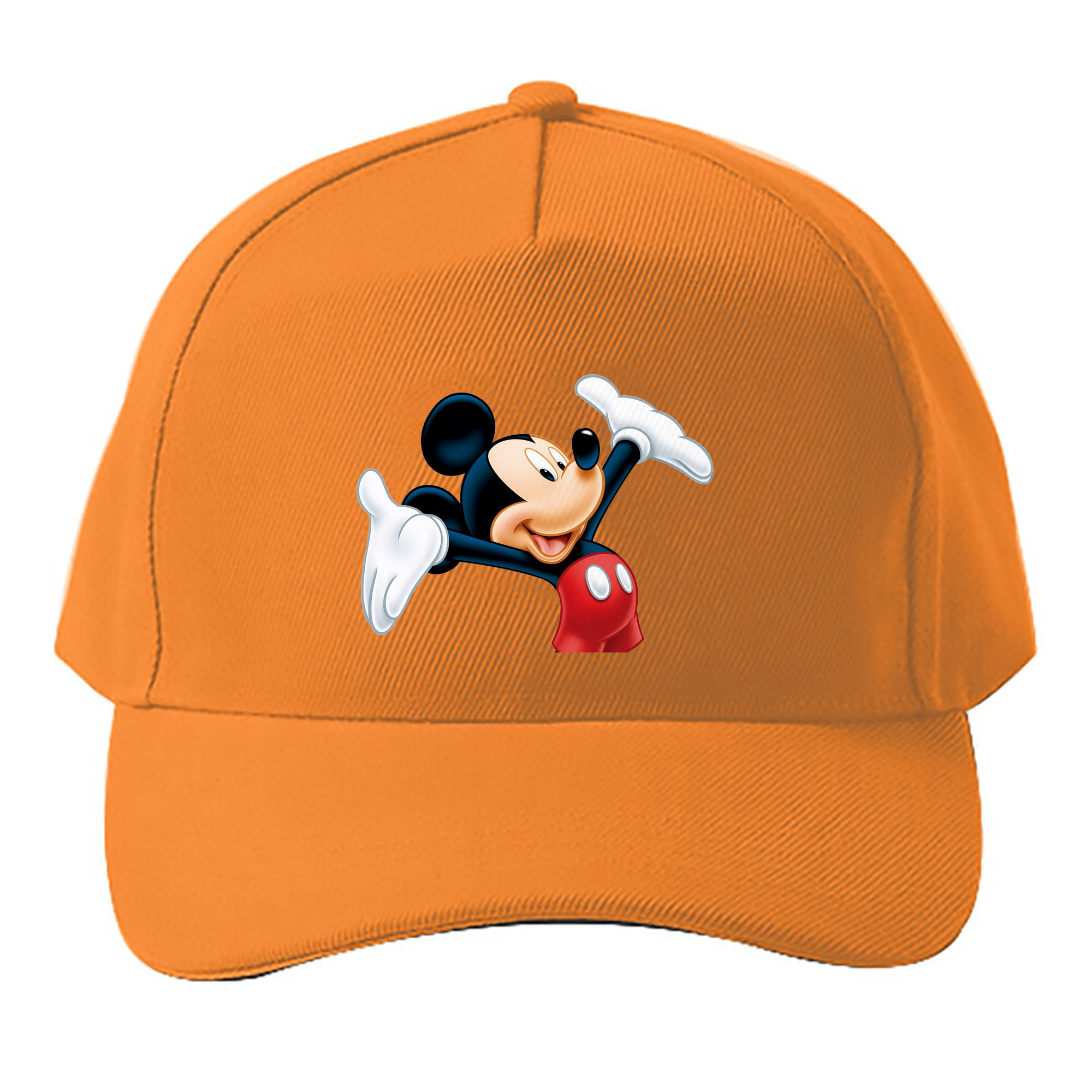 （画像用） ミッキーマウス Mickey Mouse ベースボールキャップ 綿100％ 男女兼用 帽子 スポーツ