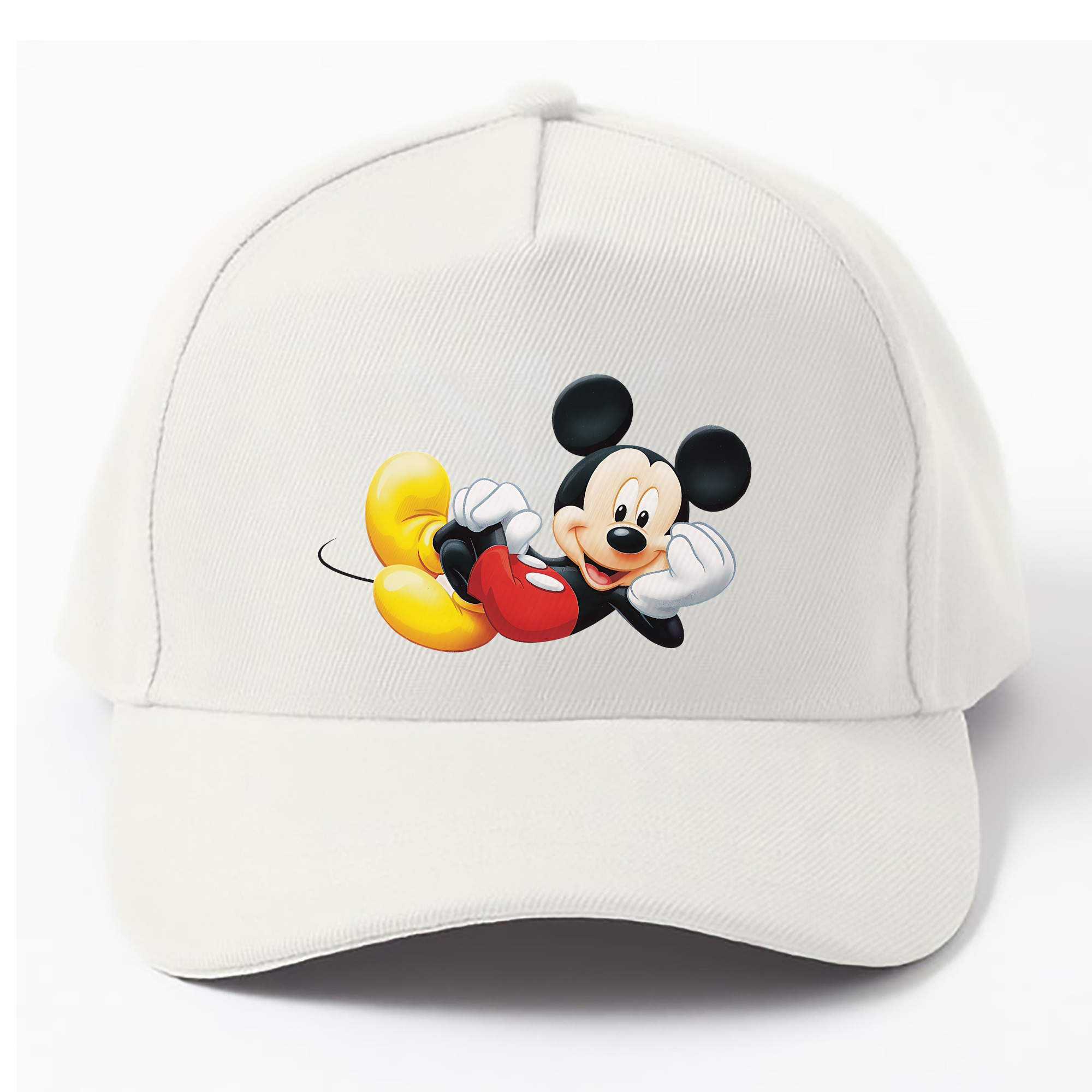 （画像用） ミッキーマウス Mickey Mouse ベースボールキャップ 綿100％ 男女兼用 帽子 スポーツ