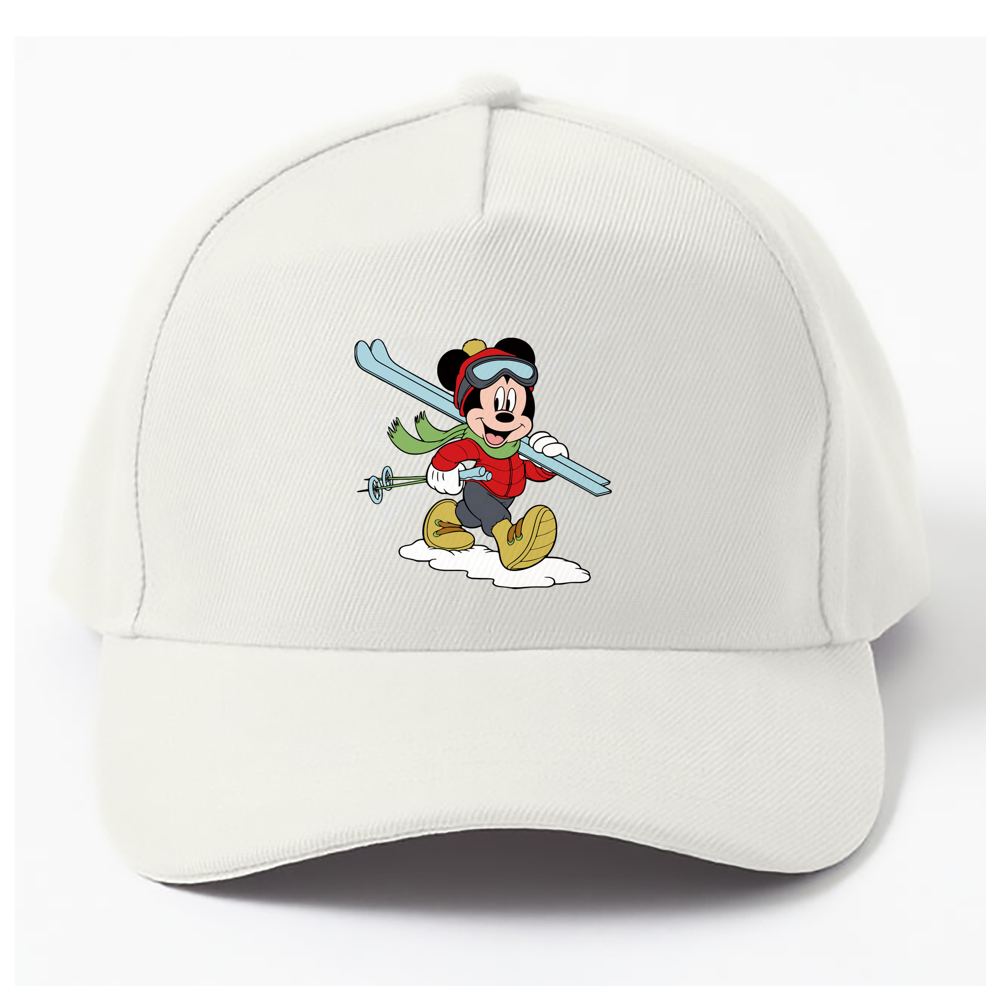 （画像用） ミッキーマウス Mickey Mouse ベースボールキャップ 綿100％ 男女兼用 帽子 スポーツ