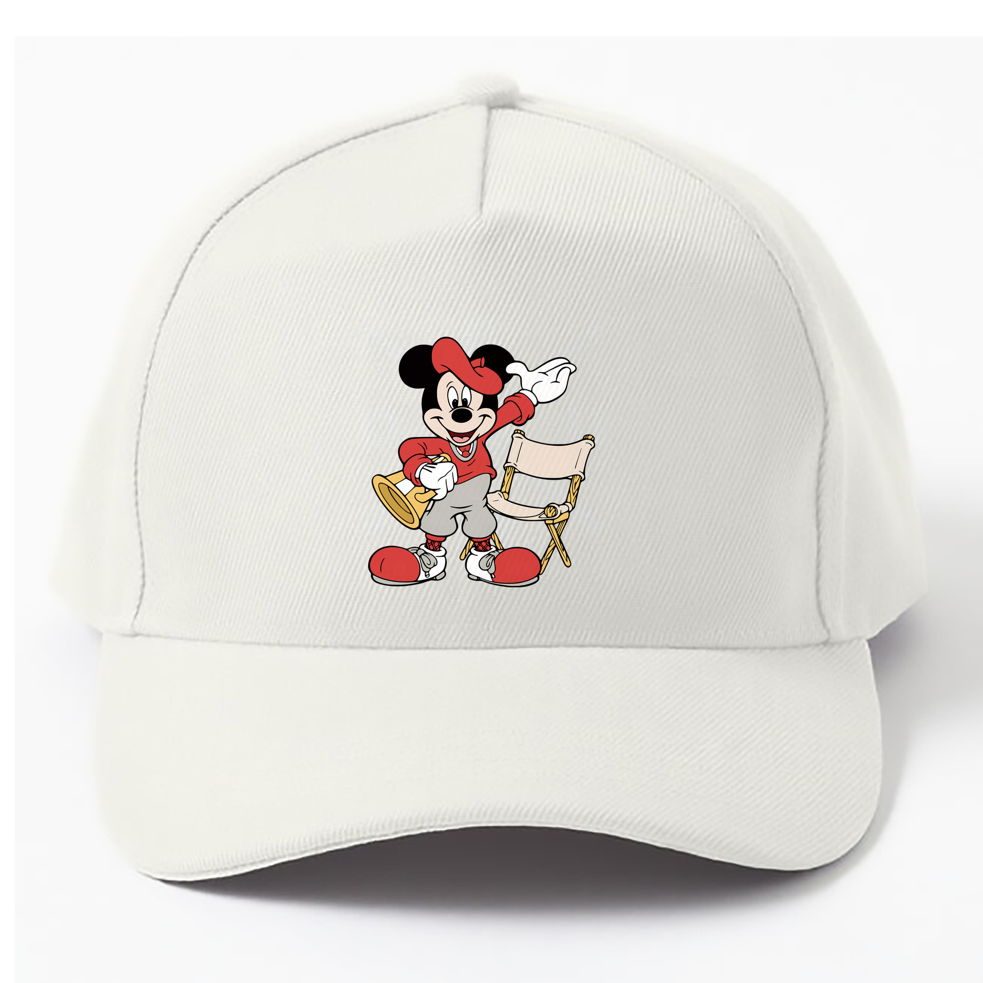 （画像用） ミッキーマウス Mickey Mouse ベースボールキャップ 綿100％ 男女兼用 帽子 スポーツ