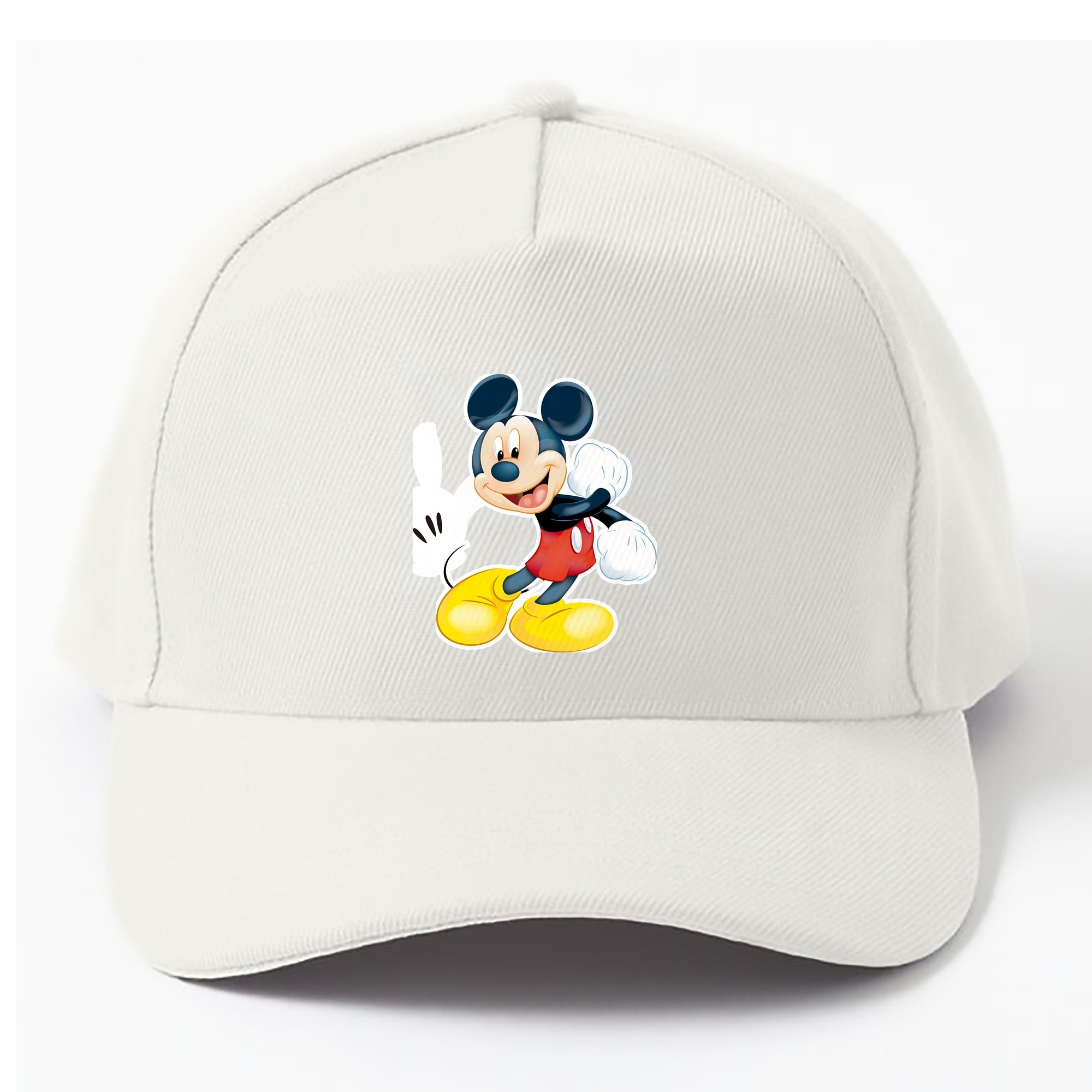 （画像用） ミッキーマウス Mickey Mouse ベースボールキャップ 綿100％ 男女兼用 帽子 スポーツ