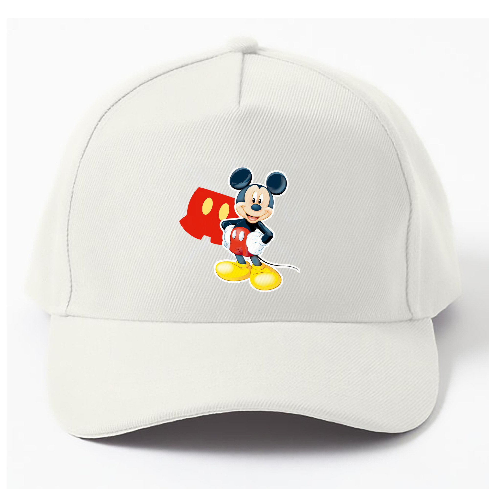 （画像用） ミッキーマウス Mickey Mouse ベースボールキャップ 綿100％ 男女兼用 帽子 スポーツ