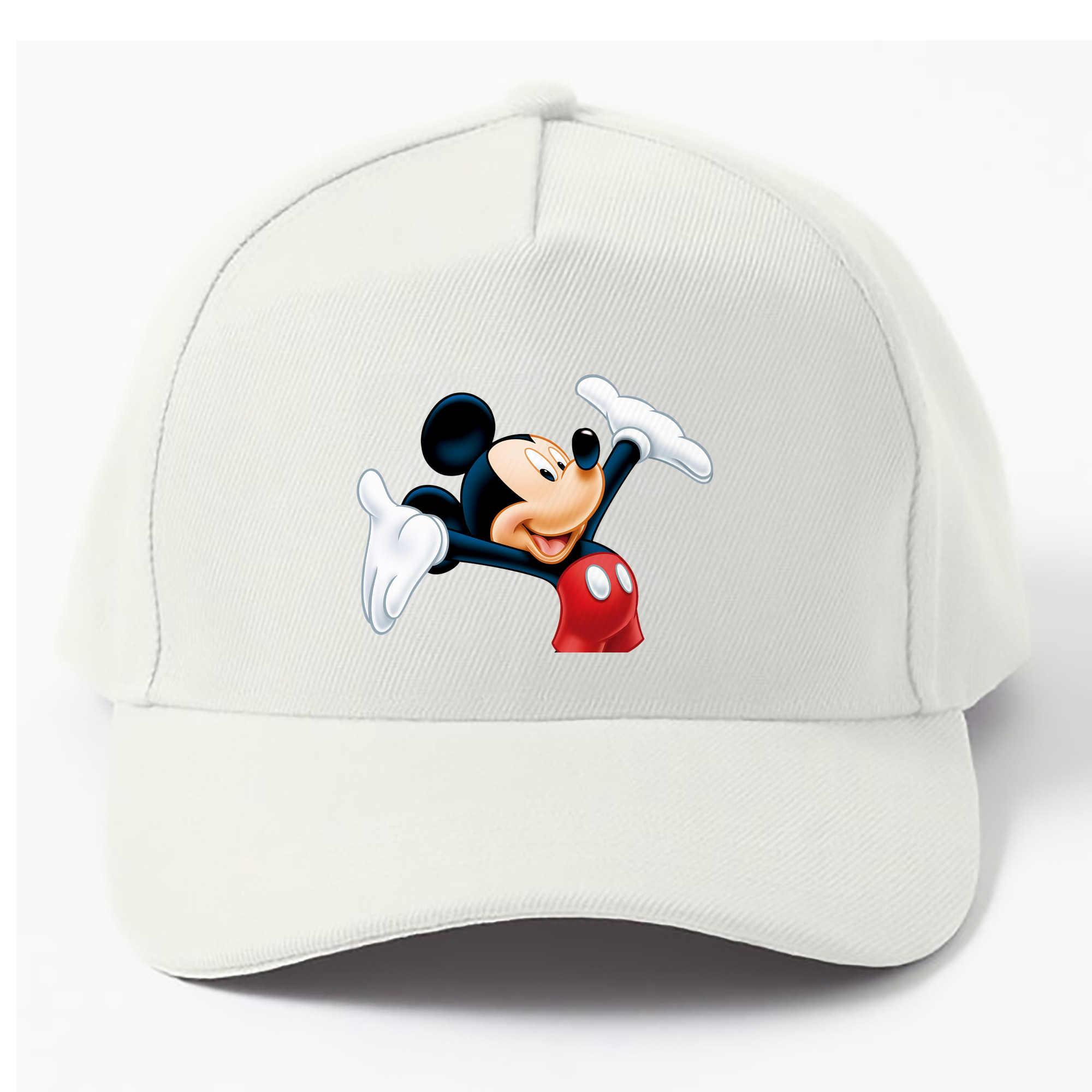 （画像用） ミッキーマウス Mickey Mouse ベースボールキャップ 綿100％ 男女兼用 帽子 スポーツ