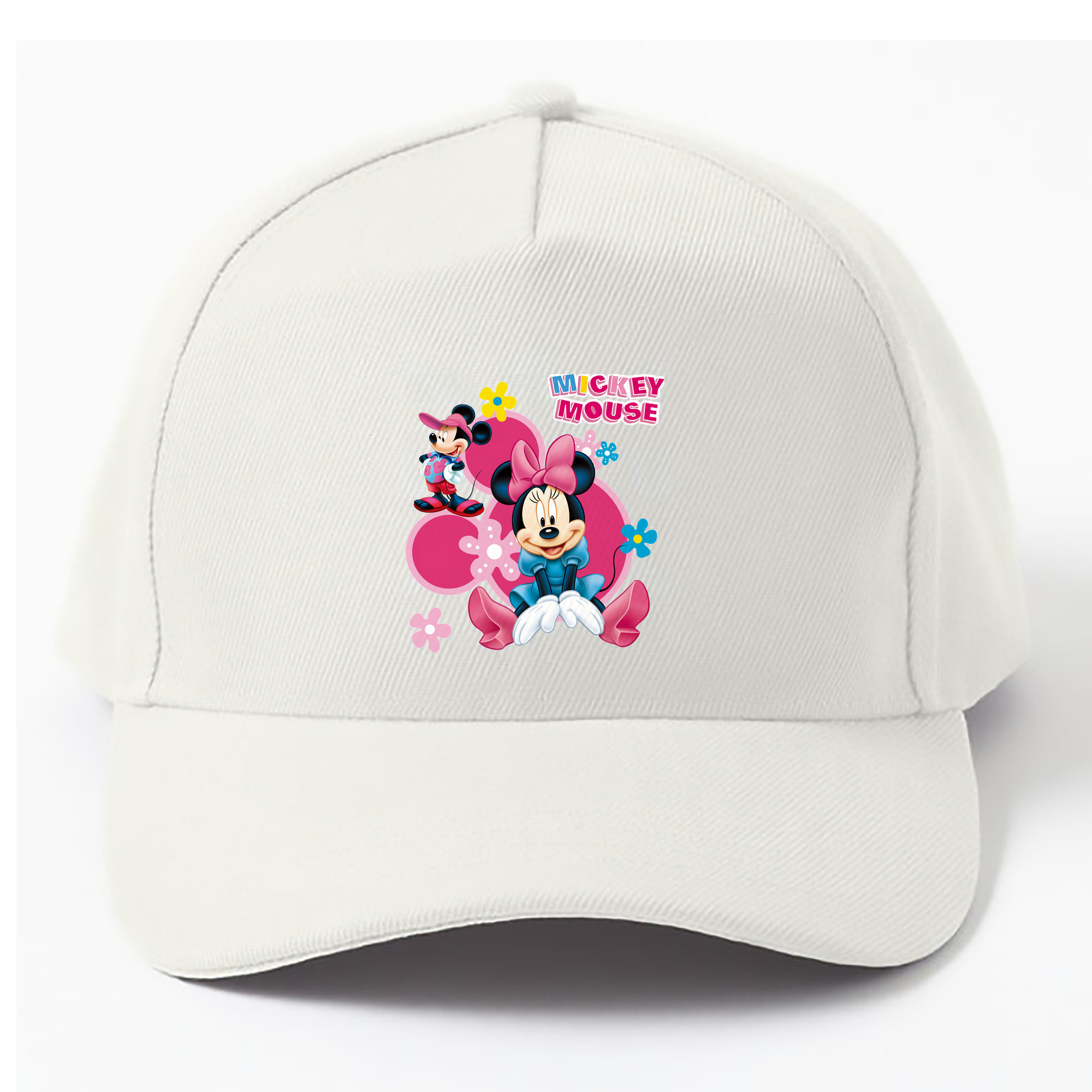 （画像用） ミッキーマウス Mickey Mouse ベースボールキャップ 綿100％ 男女兼用 帽子 スポーツ
