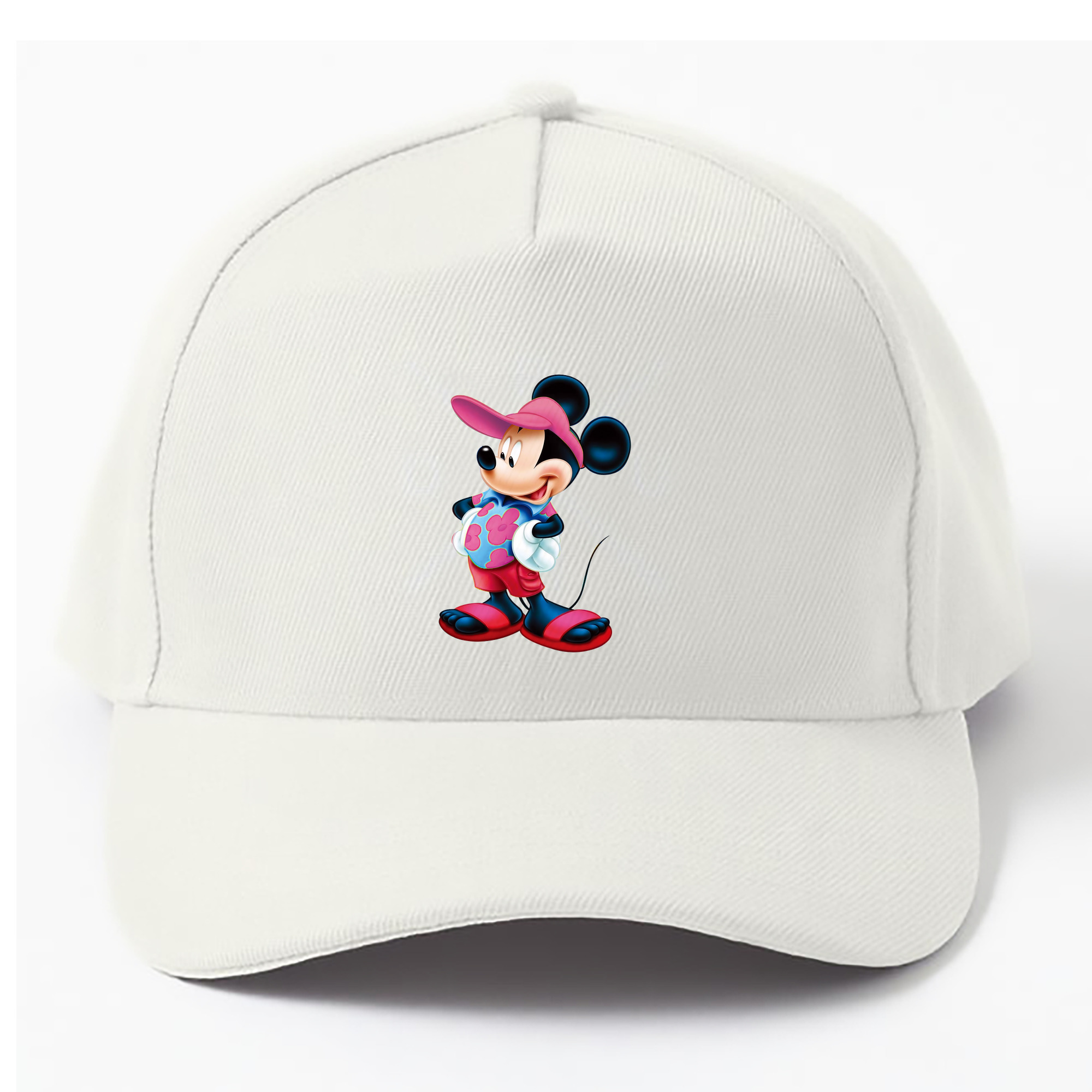 （画像用） ミッキーマウス Mickey Mouse ベースボールキャップ 綿100％ 男女兼用 帽子 スポーツ