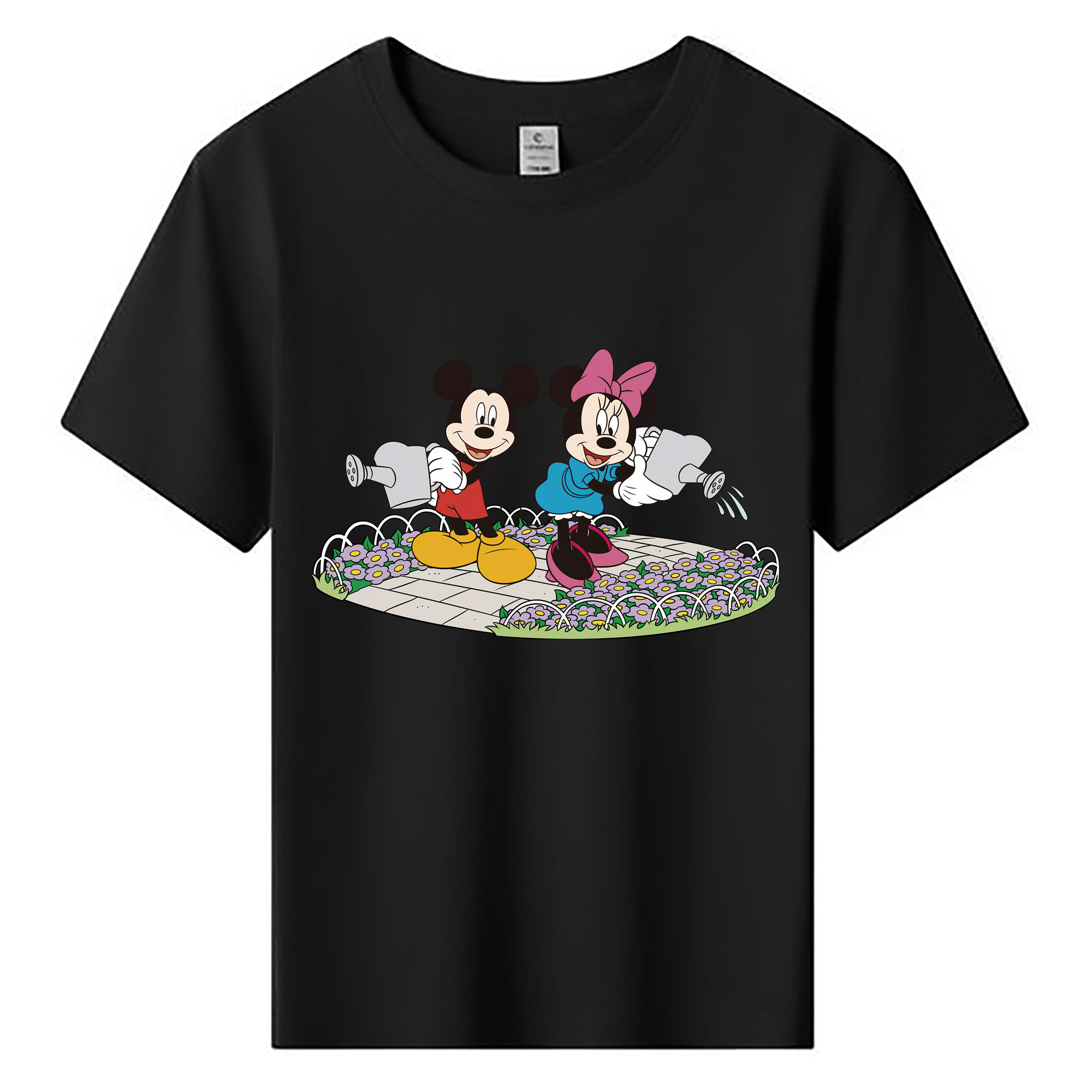 ミッキーマウス Mickey Mouse 綿100％キッズTシャツ（フロントプリント）