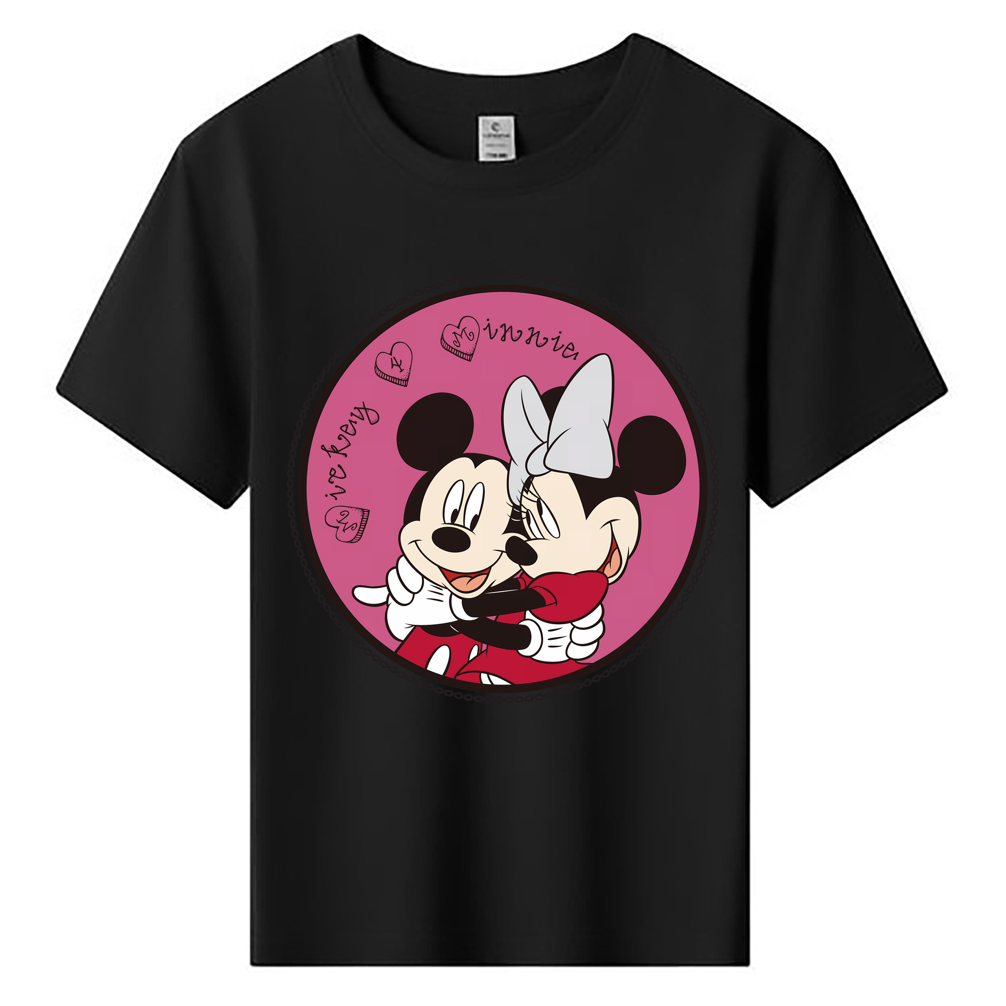 ミッキーマウス Mickey Mouse 綿100％キッズTシャツ（フロントプリント）
