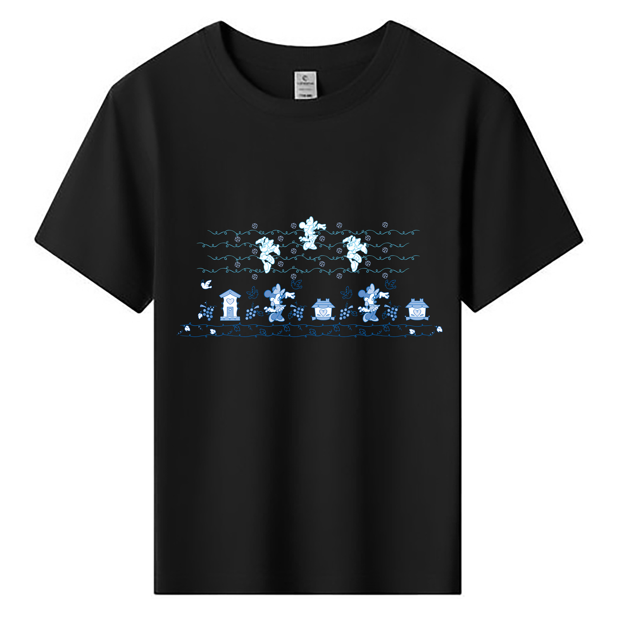 （画像用） ミッキーマウス Mickey Mouse 綿100％キッズTシャツ（フロントプリント）