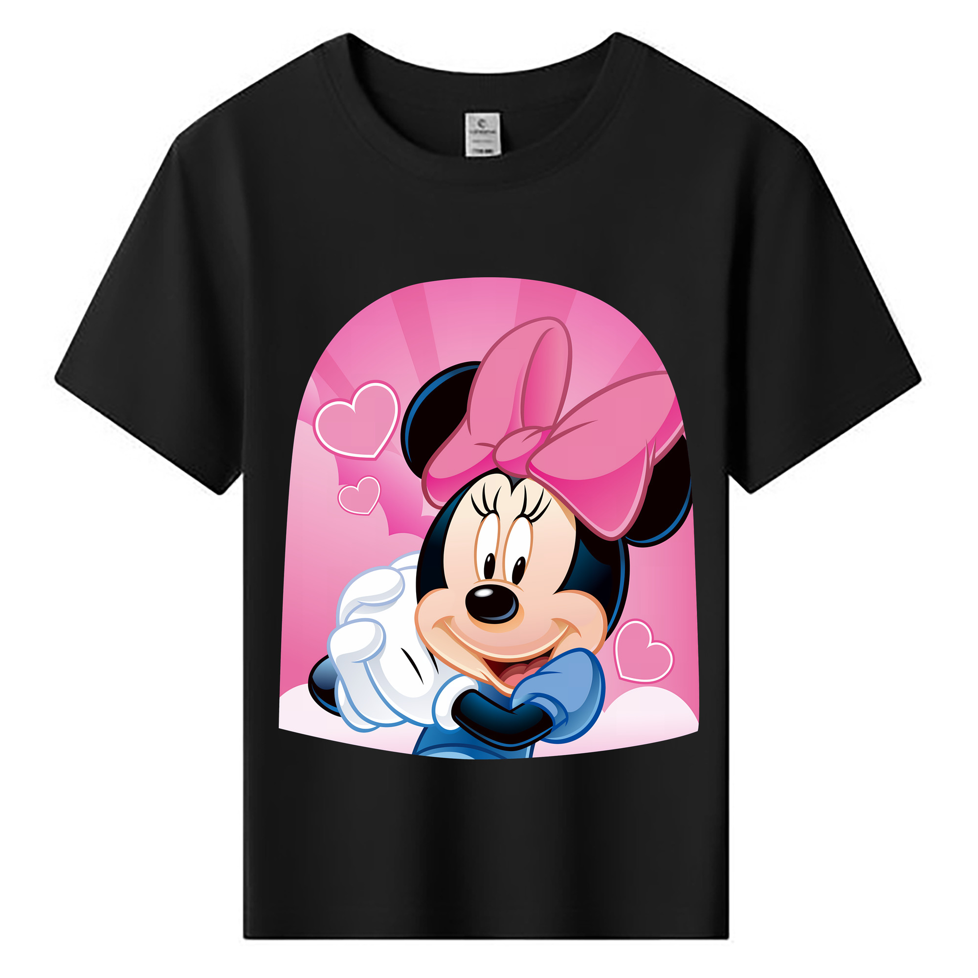 （画像用） ミッキーマウス Mickey Mouse 綿100％キッズTシャツ（フロントプリント）
