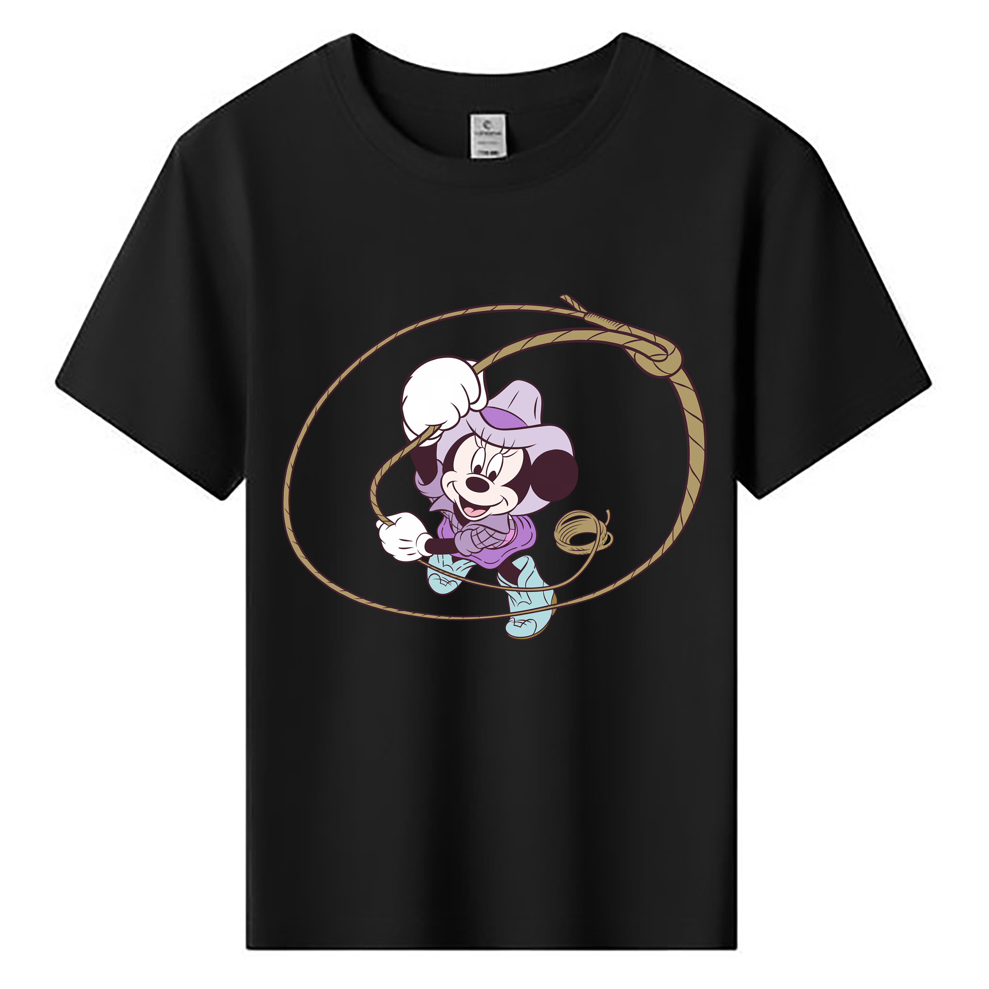 （画像用） ミッキーマウス Mickey Mouse 綿100％キッズTシャツ（フロントプリント）