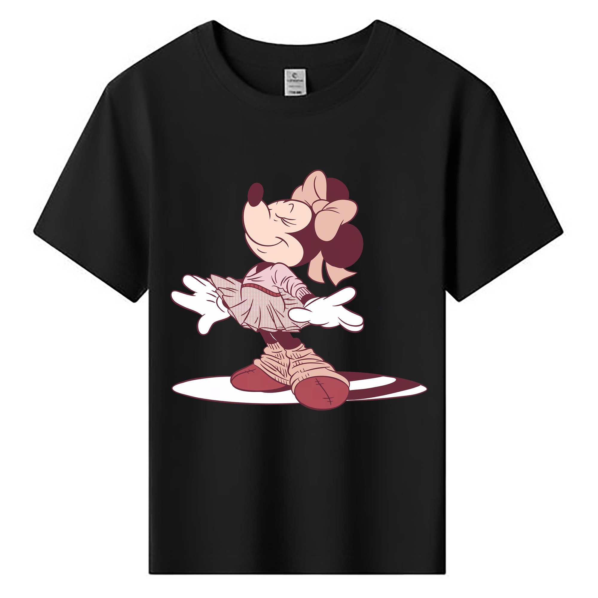 （画像用） ミッキーマウス Mickey Mouse 綿100％キッズTシャツ（フロントプリント）