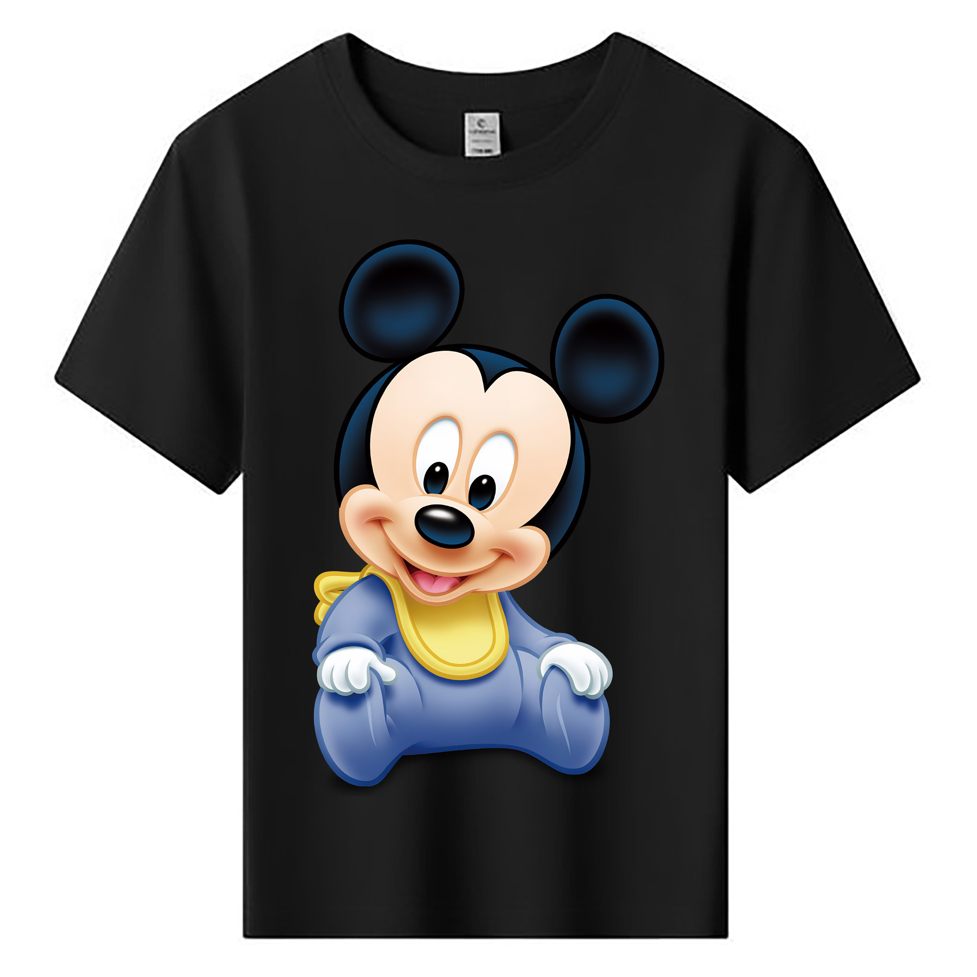 ミッキーマウス Mickey Mouse 綿100％キッズTシャツ（フロントプリント）