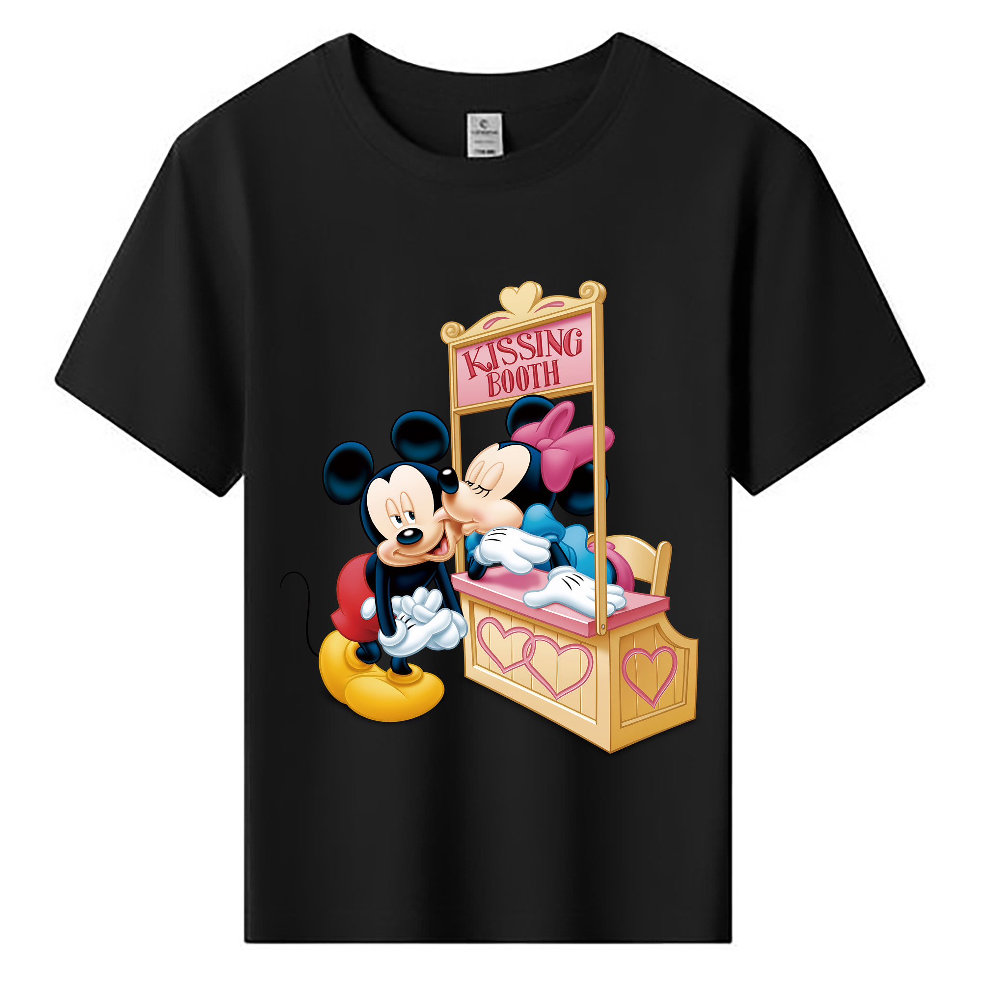 ミッキーマウス Mickey Mouse 綿100％キッズTシャツ（フロントプリント）