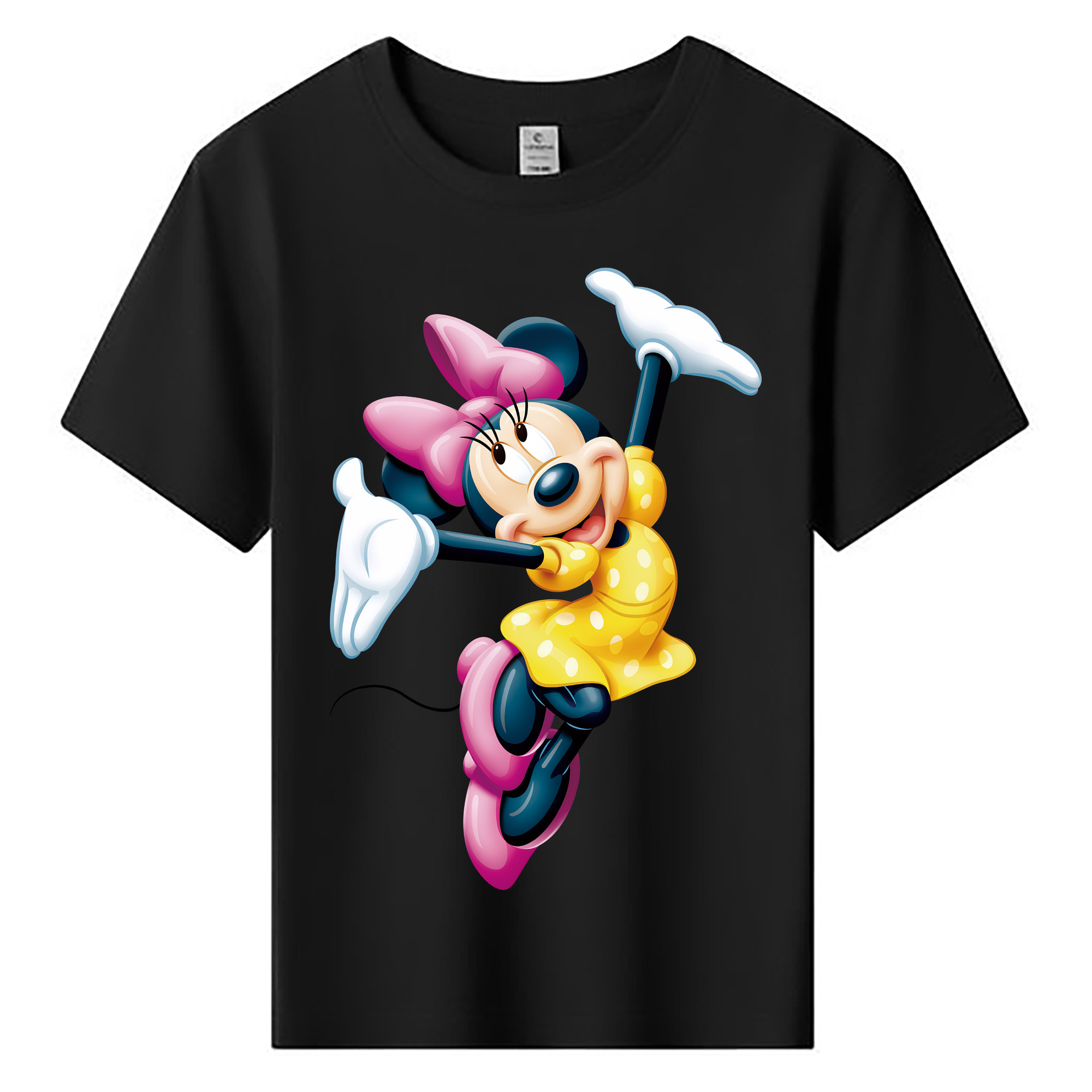 （画像用） ミッキーマウス Mickey Mouse 綿100％キッズTシャツ（フロントプリント）