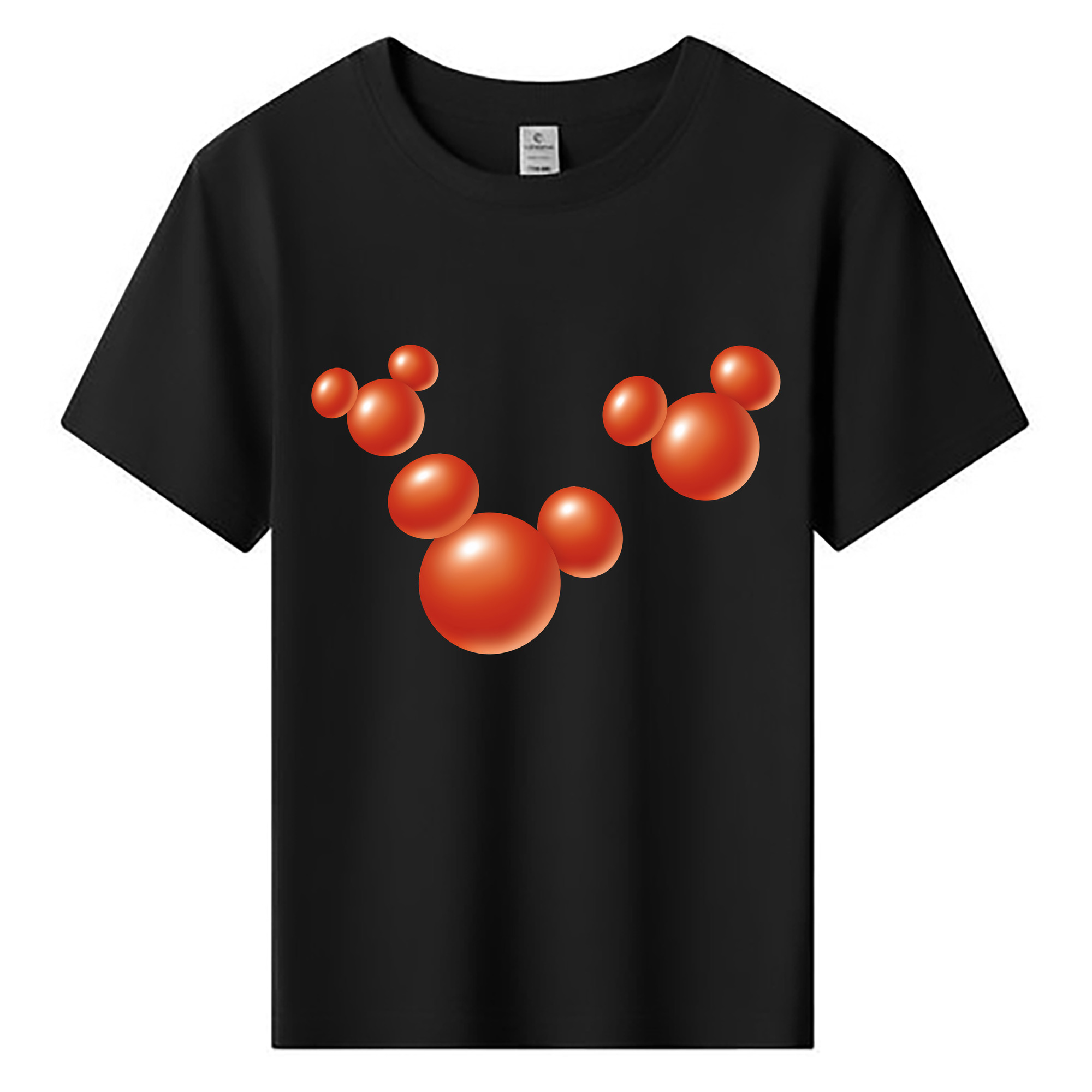 （画像用） ミッキーマウス Mickey Mouse 綿100％キッズTシャツ（フロントプリント）
