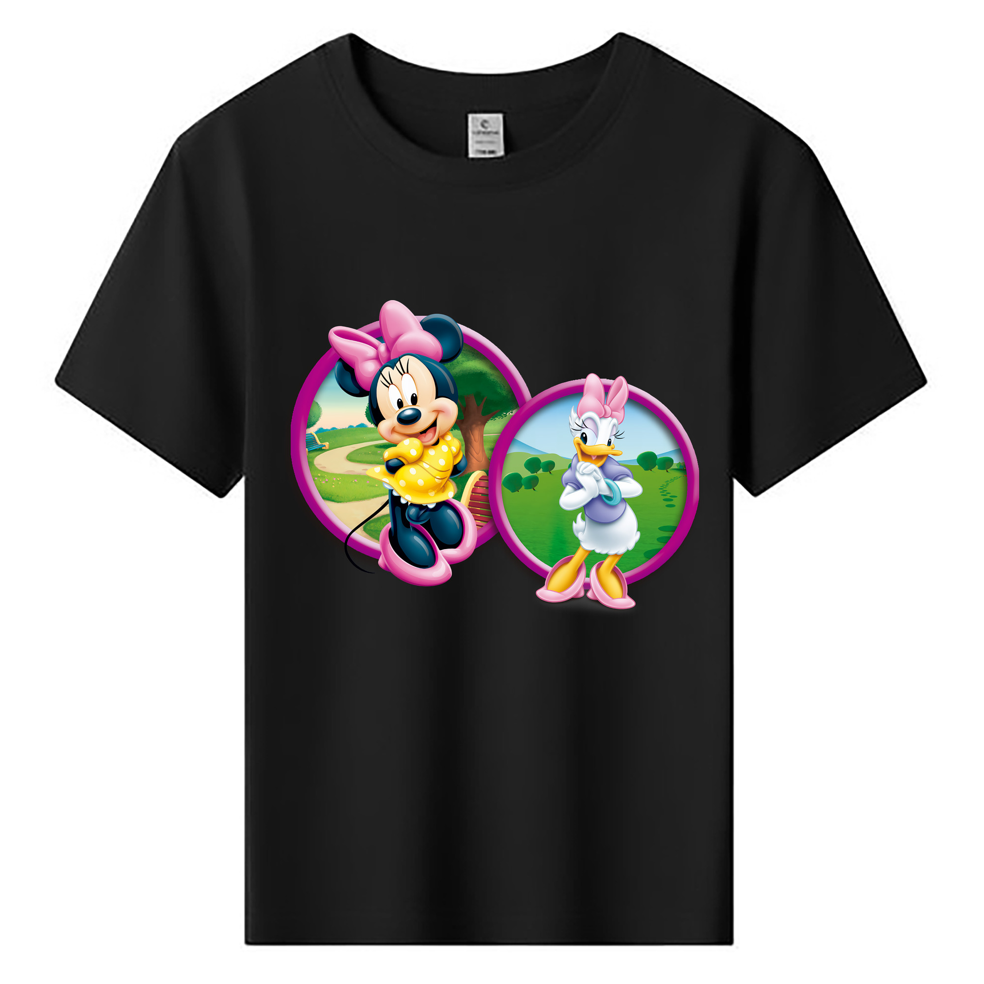 （画像用） ミッキーマウス Mickey Mouse 綿100％キッズTシャツ（フロントプリント）