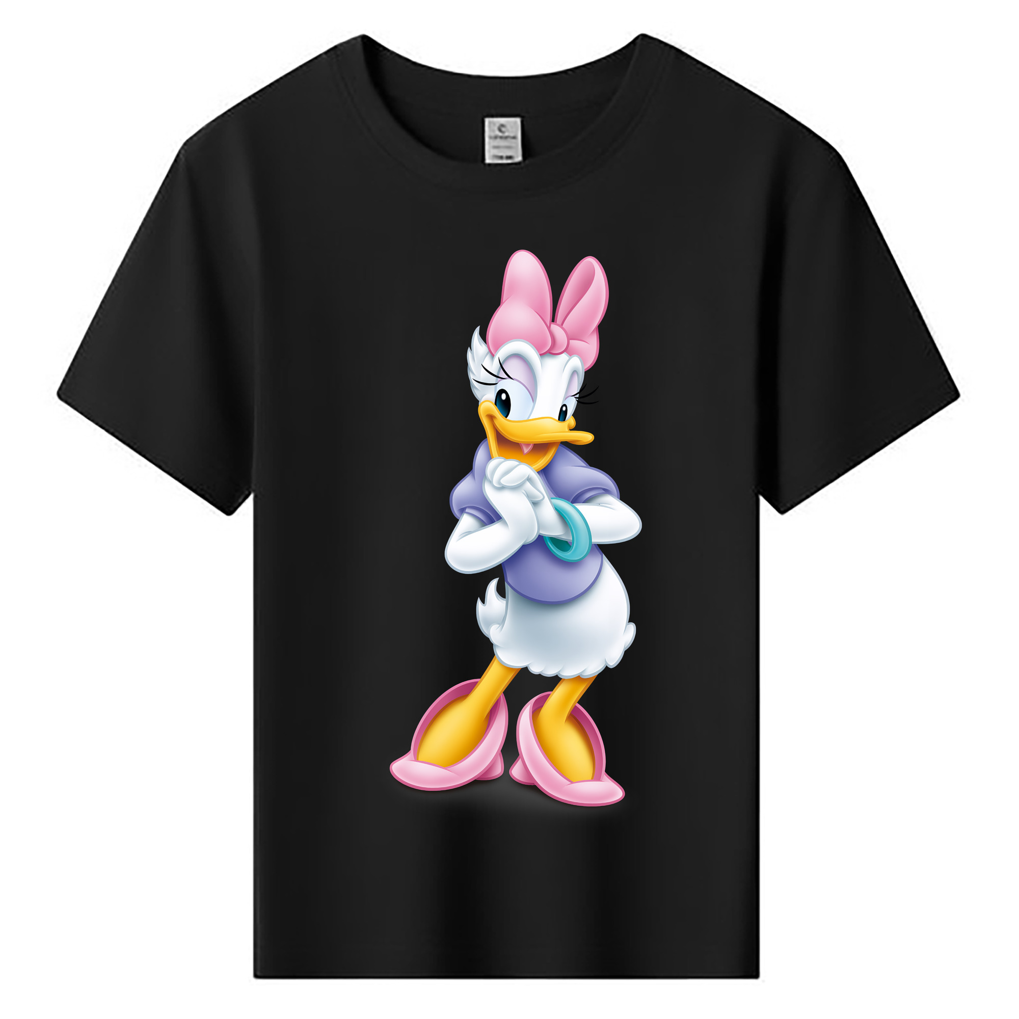 （画像用） ミッキーマウス Mickey Mouse 綿100％キッズTシャツ（フロントプリント）