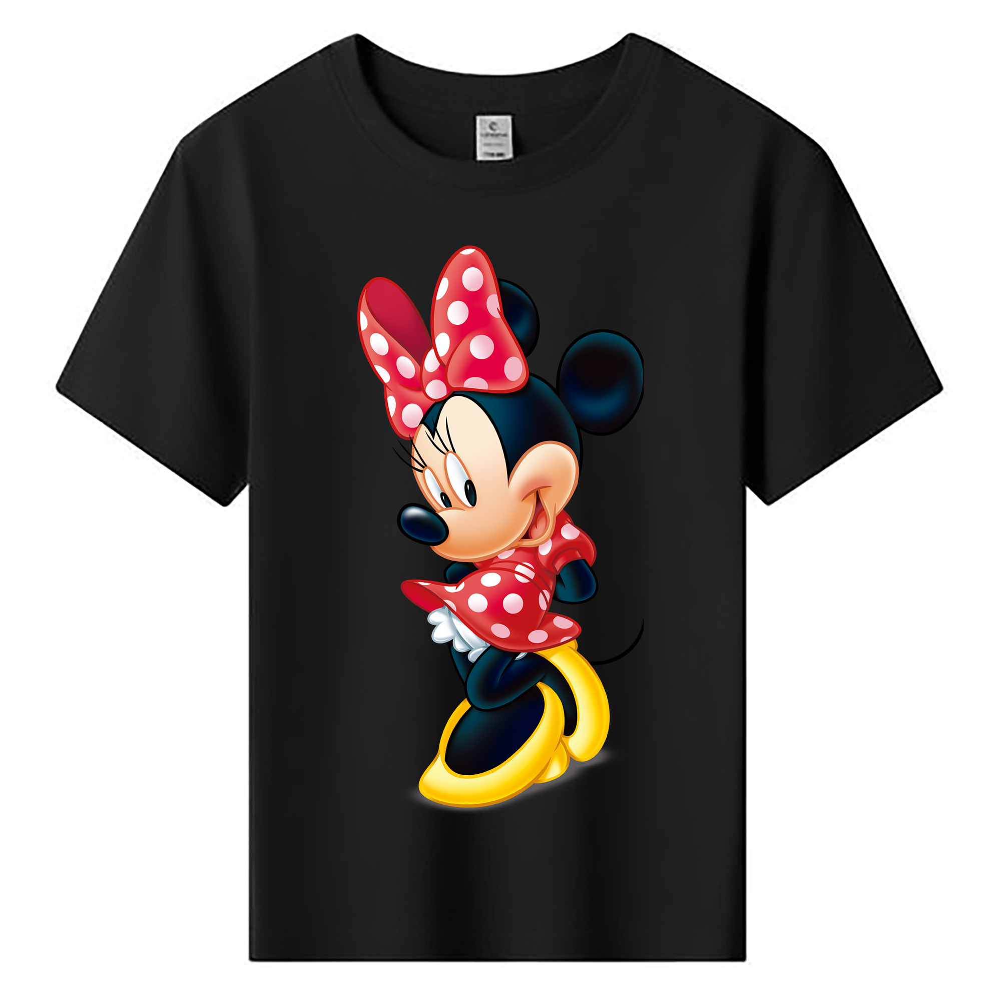 （画像用） ミッキーマウス Mickey Mouse 綿100％キッズTシャツ（フロントプリント）