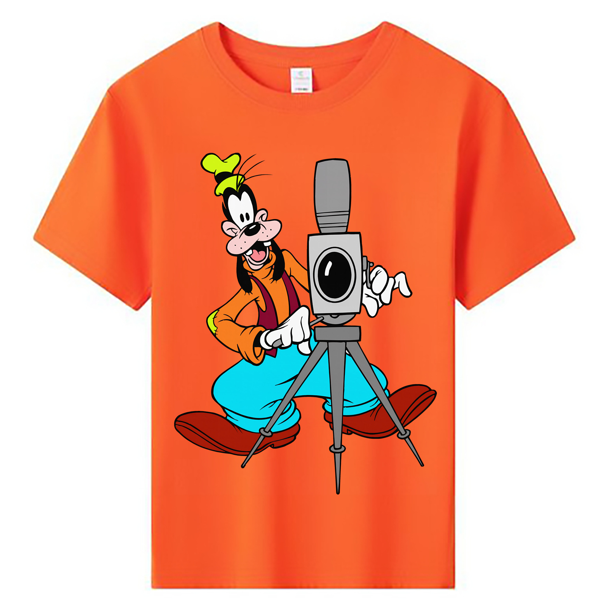 （画像用） ミッキーマウス Mickey Mouse 綿100％キッズTシャツ（フロントプリント）