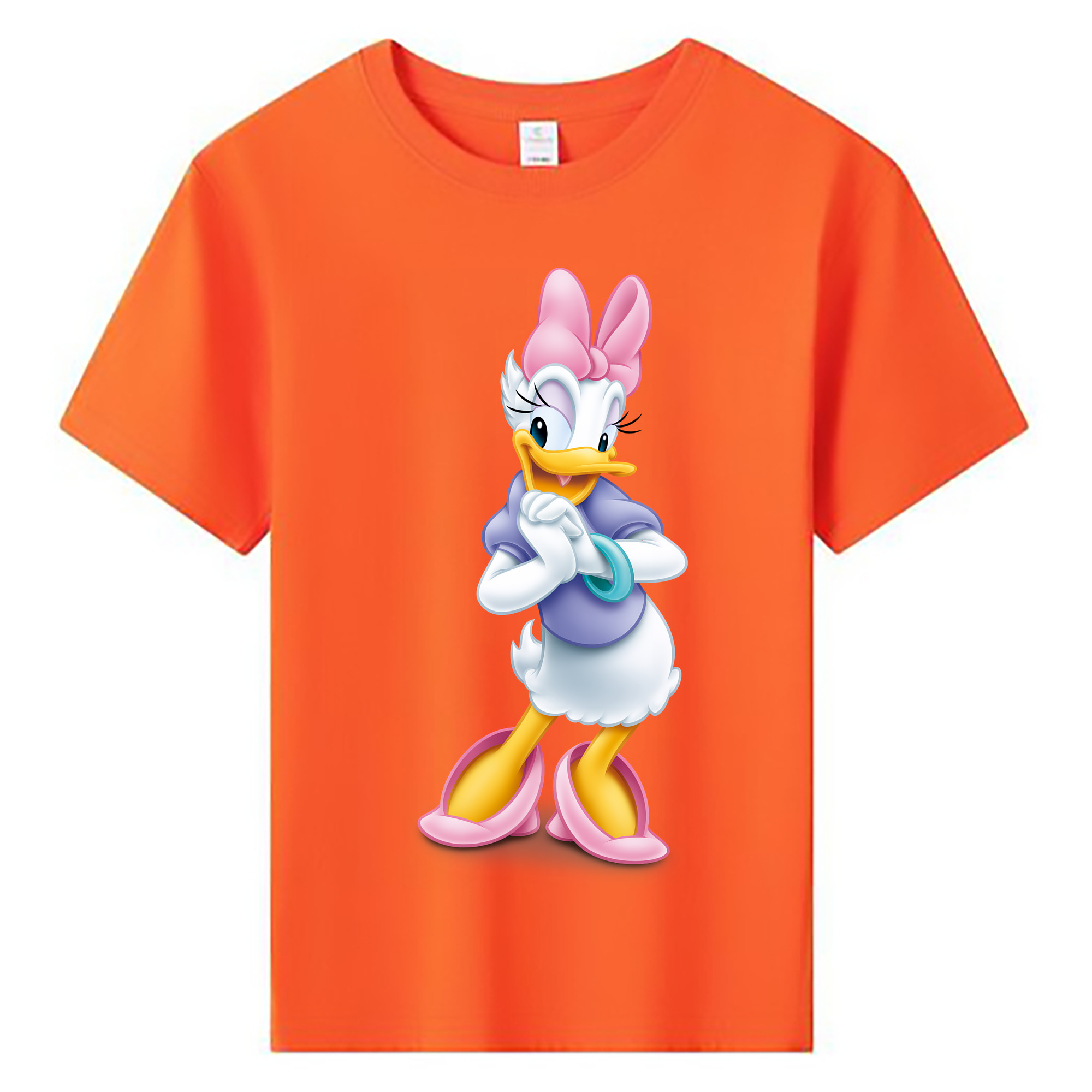 （画像用） ミッキーマウス Mickey Mouse 綿100％キッズTシャツ（フロントプリント）