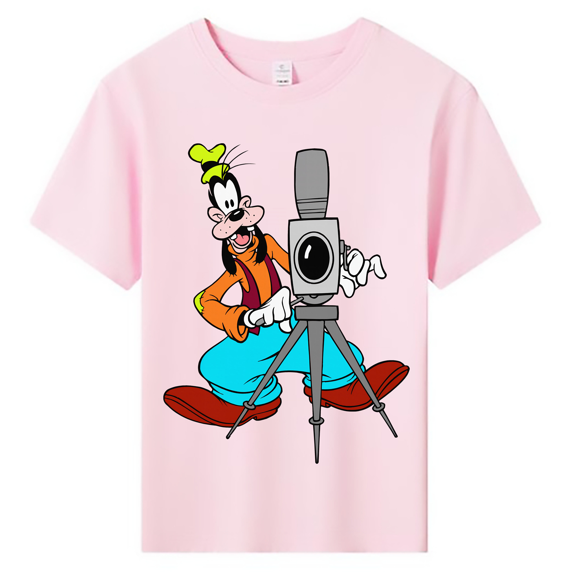 （画像用） ミッキーマウス Mickey Mouse 綿100％キッズTシャツ（フロントプリント）