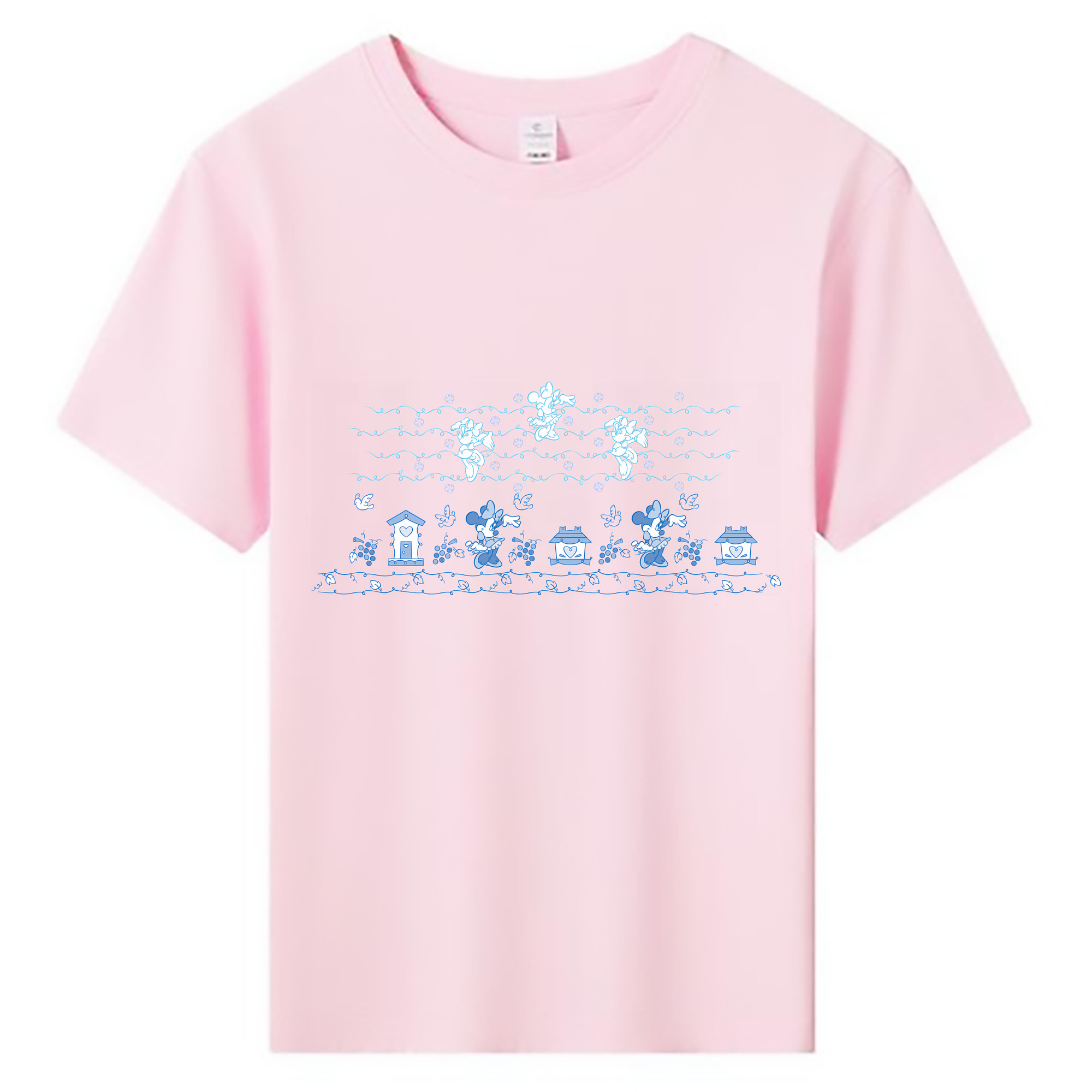 （画像用） ミッキーマウス Mickey Mouse 綿100％キッズTシャツ（フロントプリント）