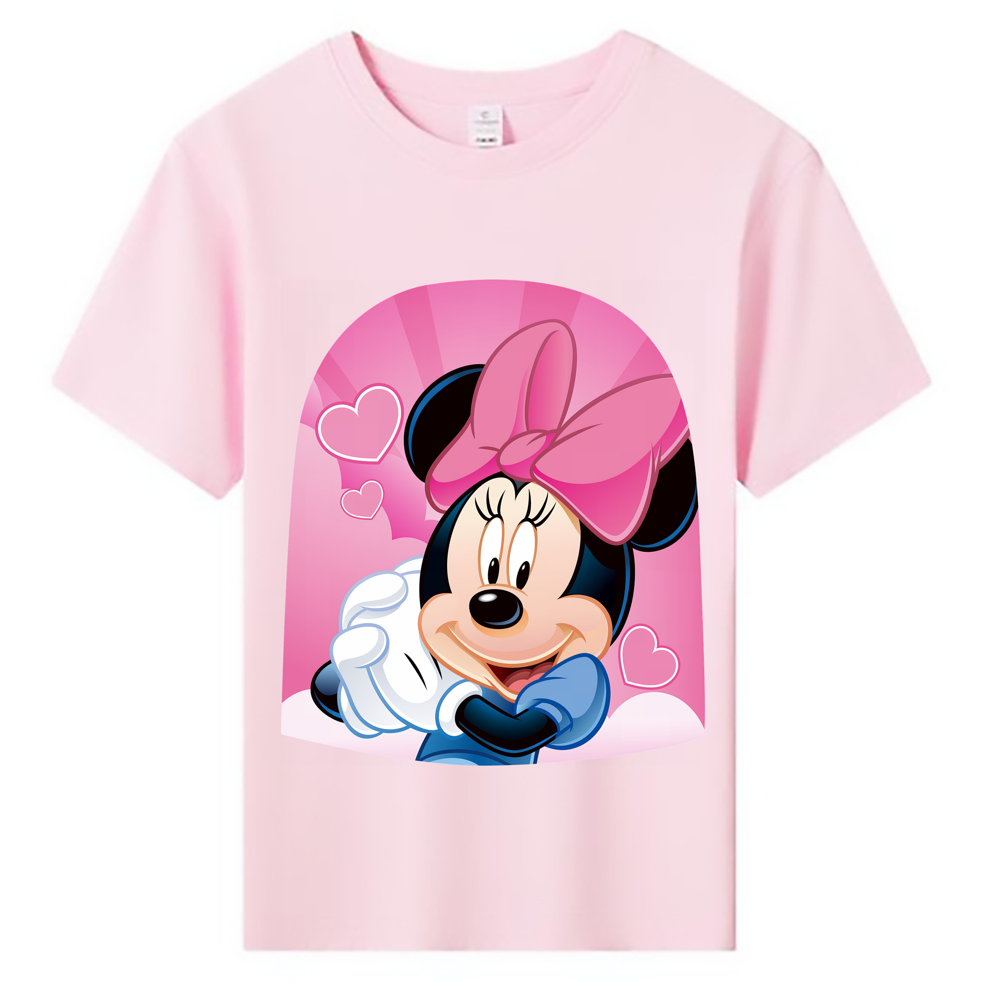 （画像用） ミッキーマウス Mickey Mouse 綿100％キッズTシャツ（フロントプリント）