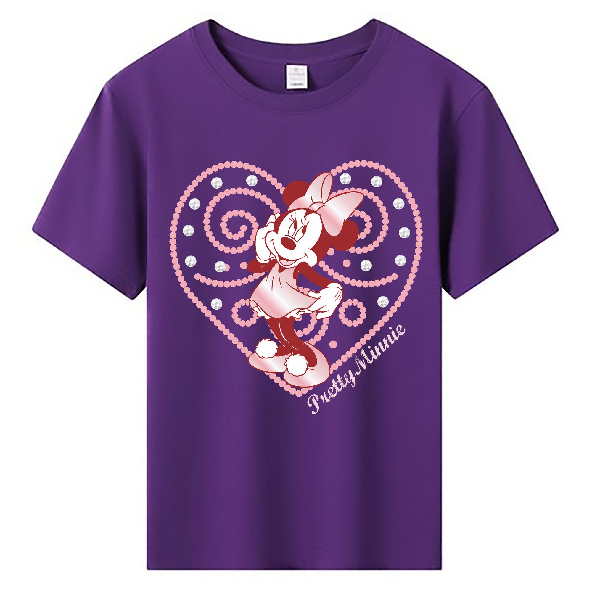 ミッキーマウス Mickey Mouse 綿100％キッズTシャツ（フロントプリント）