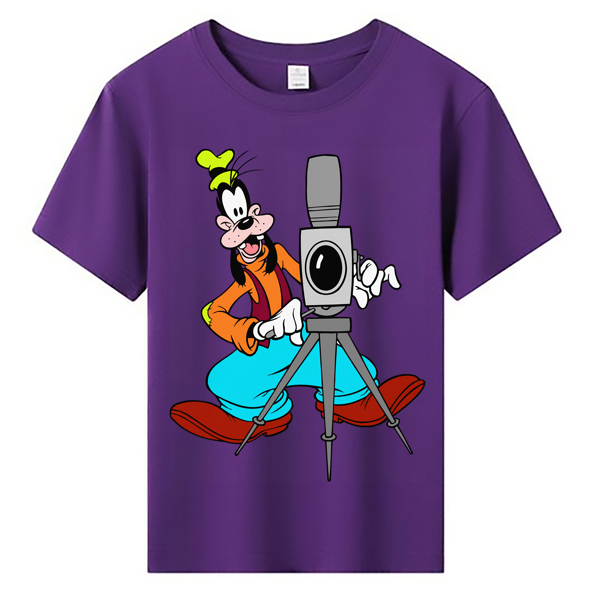 （画像用） ミッキーマウス Mickey Mouse 綿100％キッズTシャツ（フロントプリント）